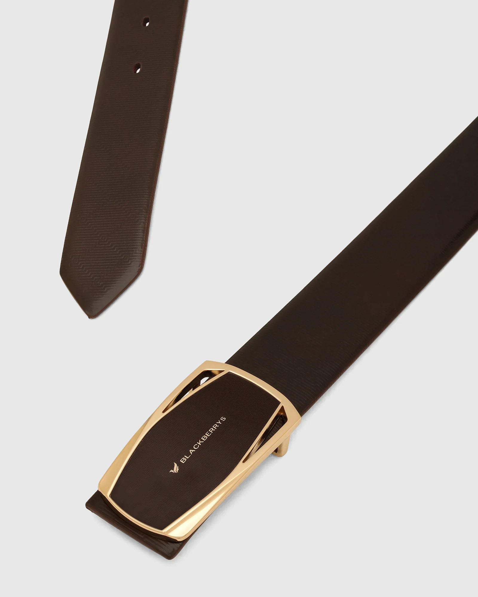 Leather Brown Solid Belt - Wynne - Image 2