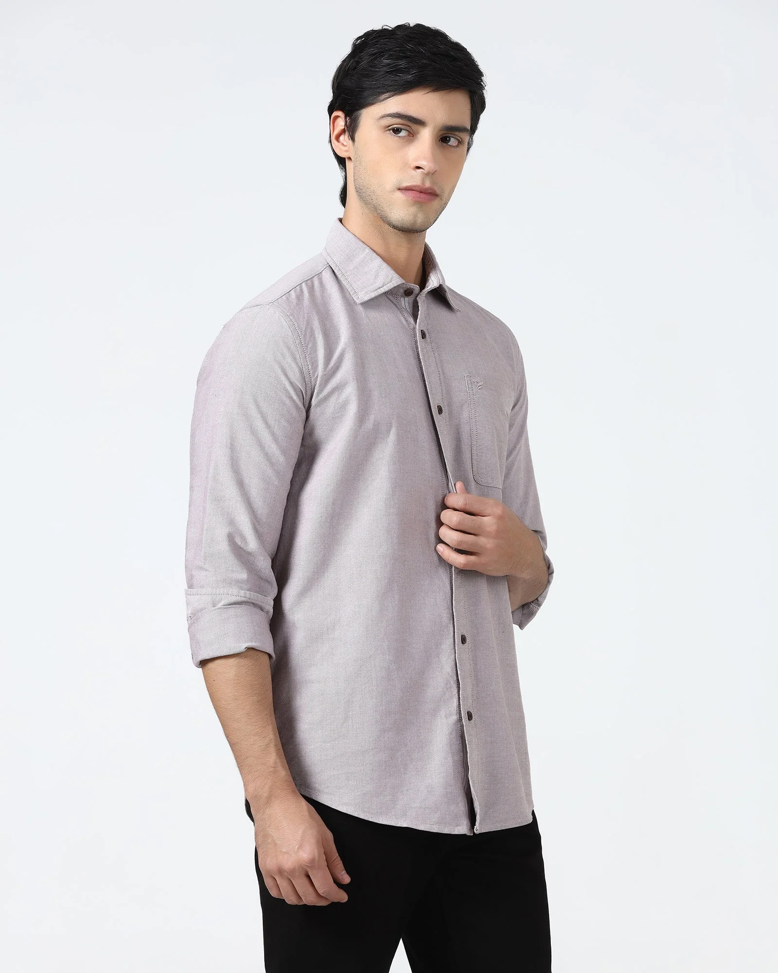 Brown Solid Shirt - Laos - Image 9