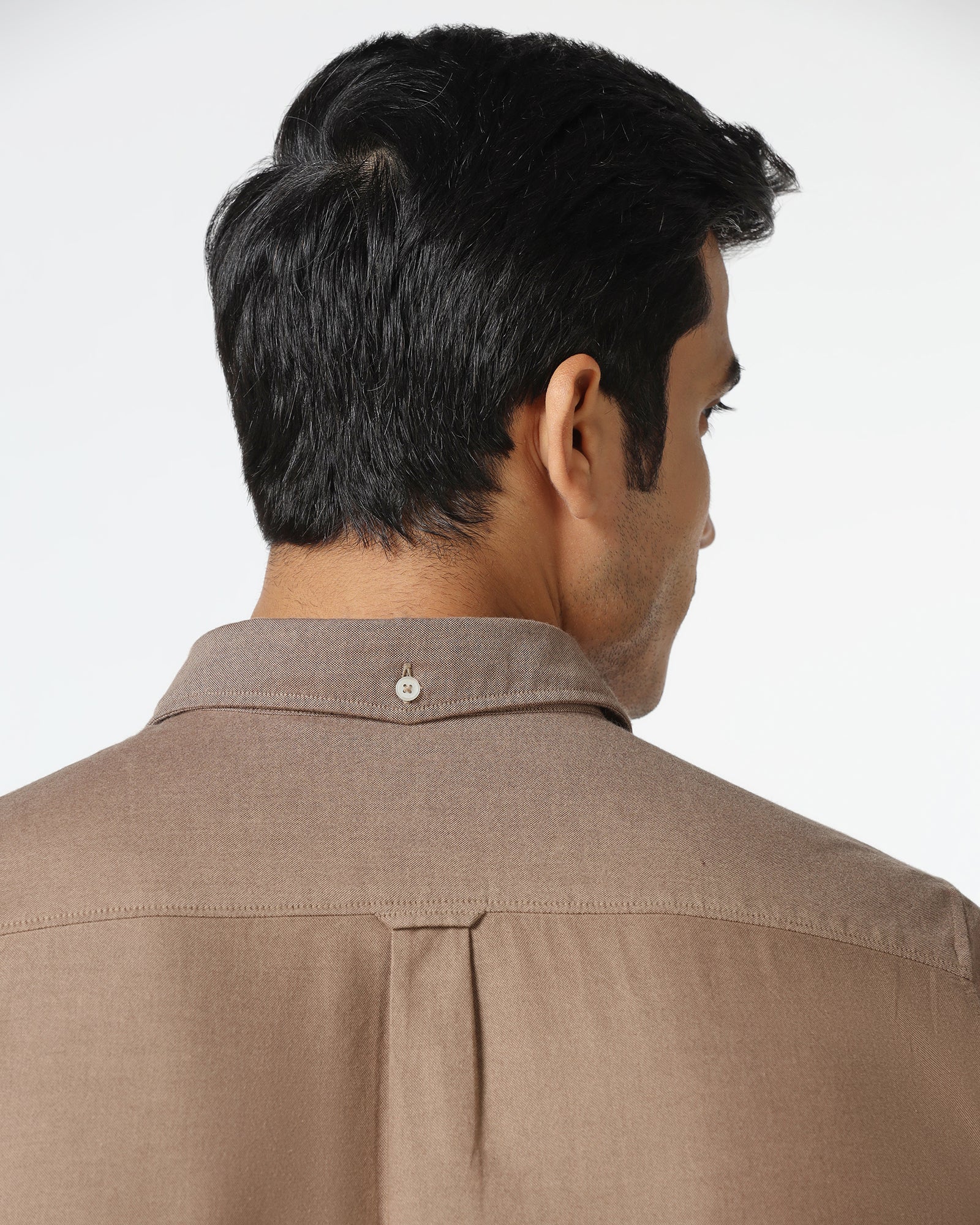 Brown Solid Shirt - Solly - Image 9