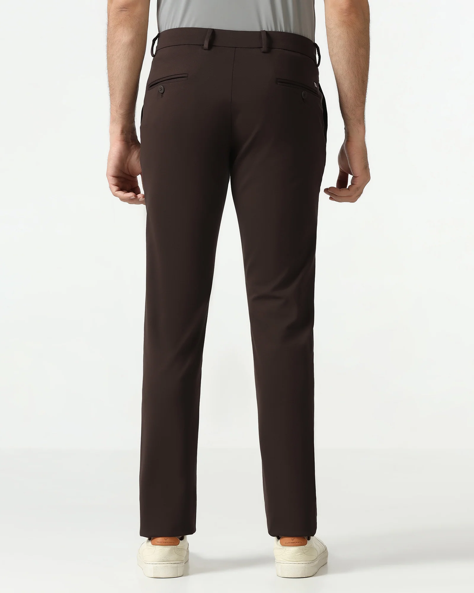 Brown TechPro Solid Khakis - Ziea - Image 2