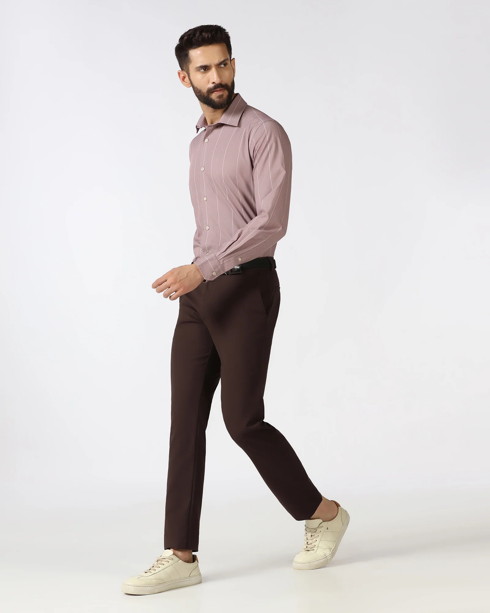 Brown TechPro Textured Khakis - Sandy - Image 5