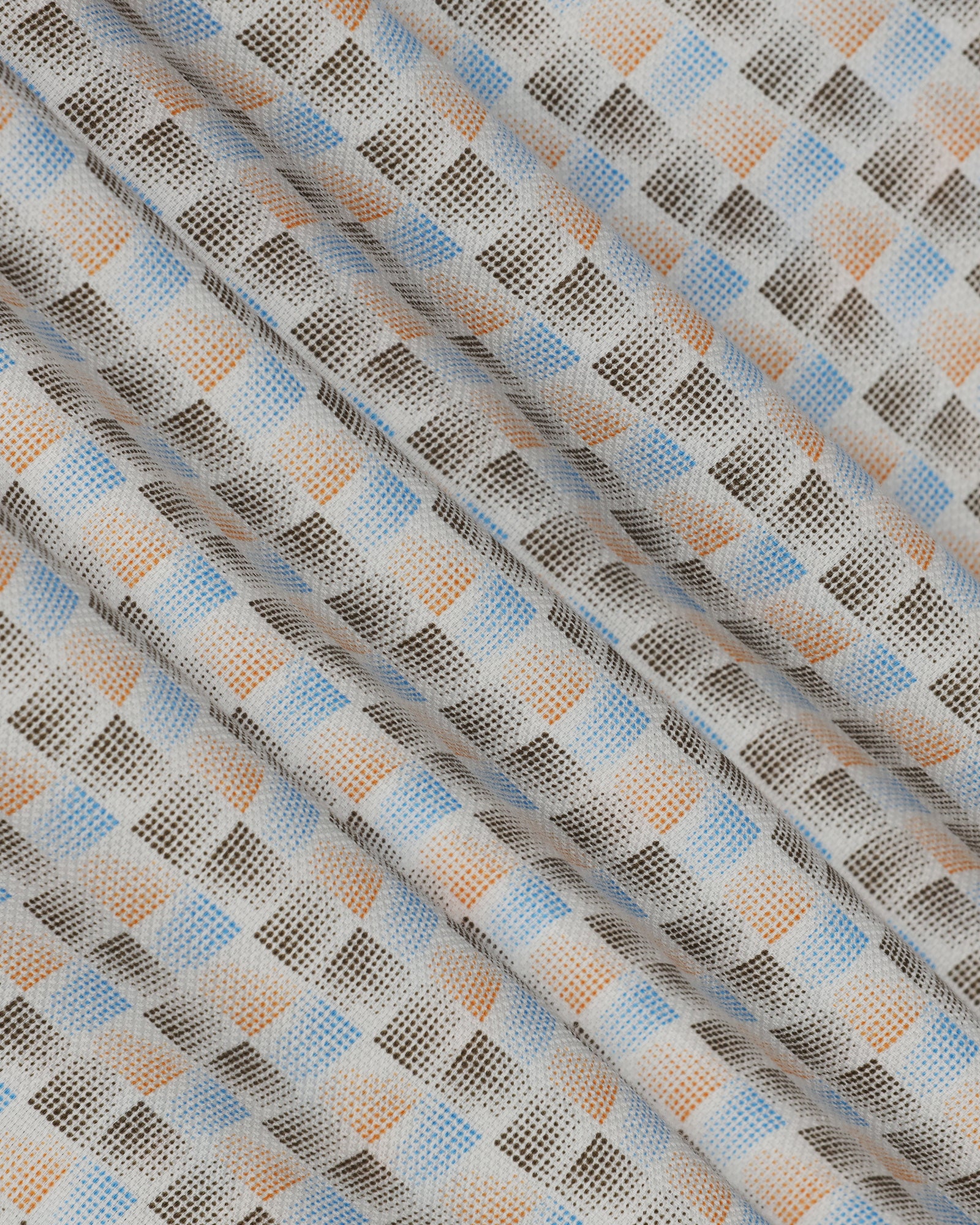 Casual Beige Printed Shirt - Felip - Image 6