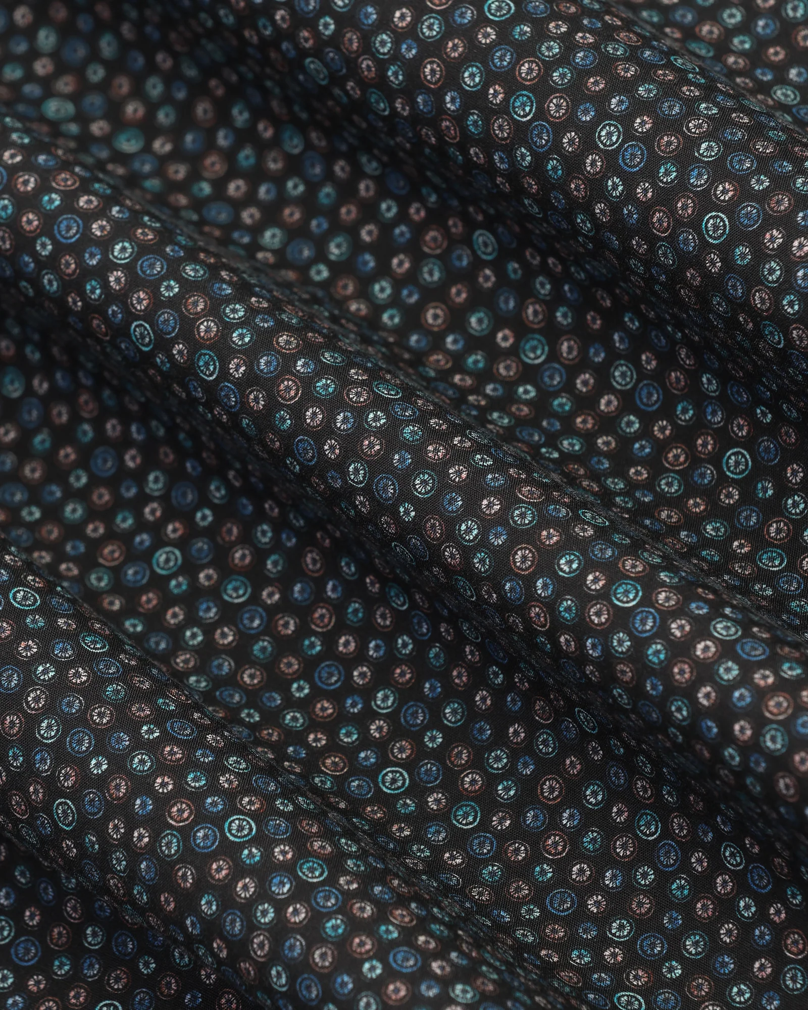 Casual Black Printed Shirt - Ritsu - Image 6