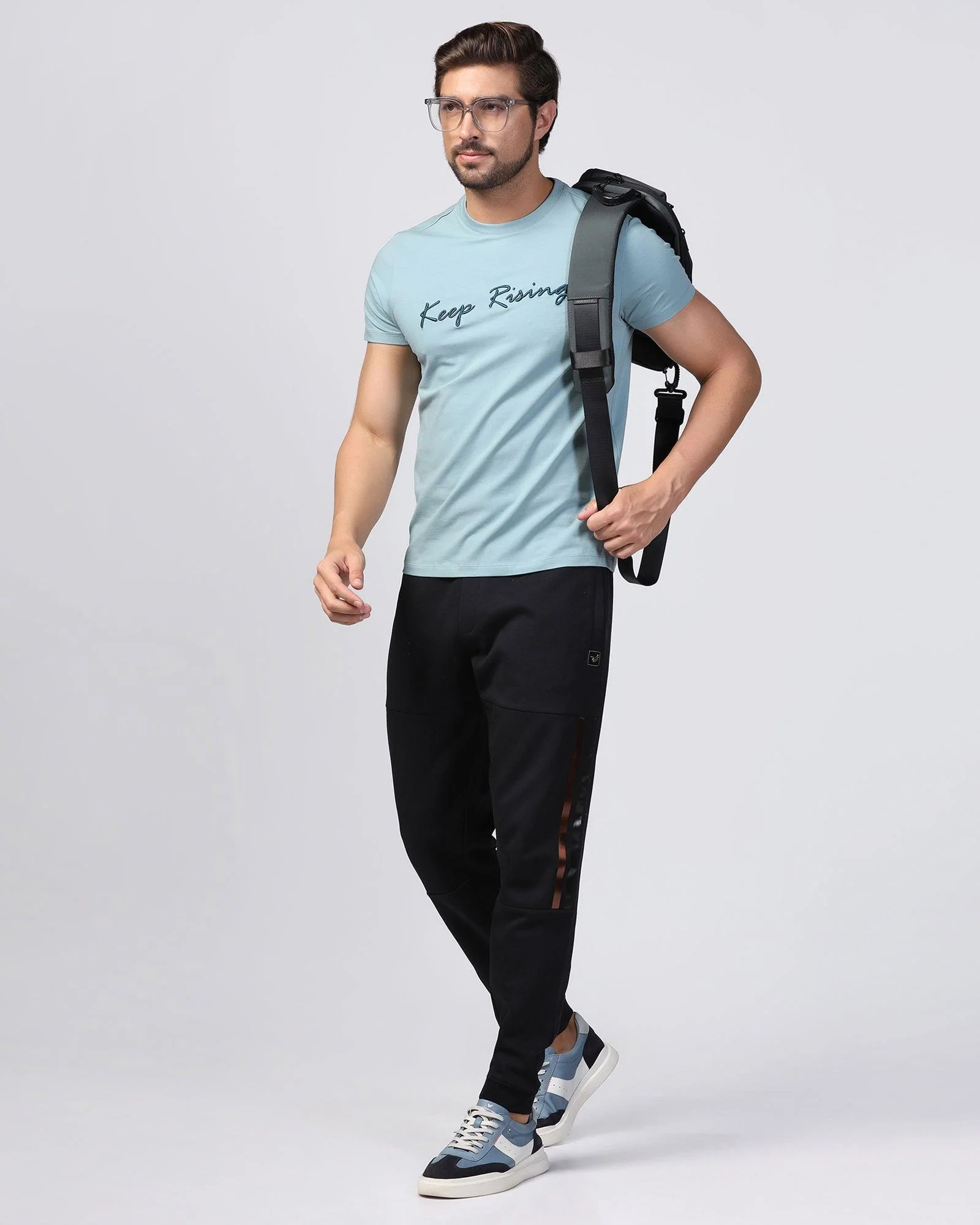 Casual Black Solid Jogger - Boss - Image 7