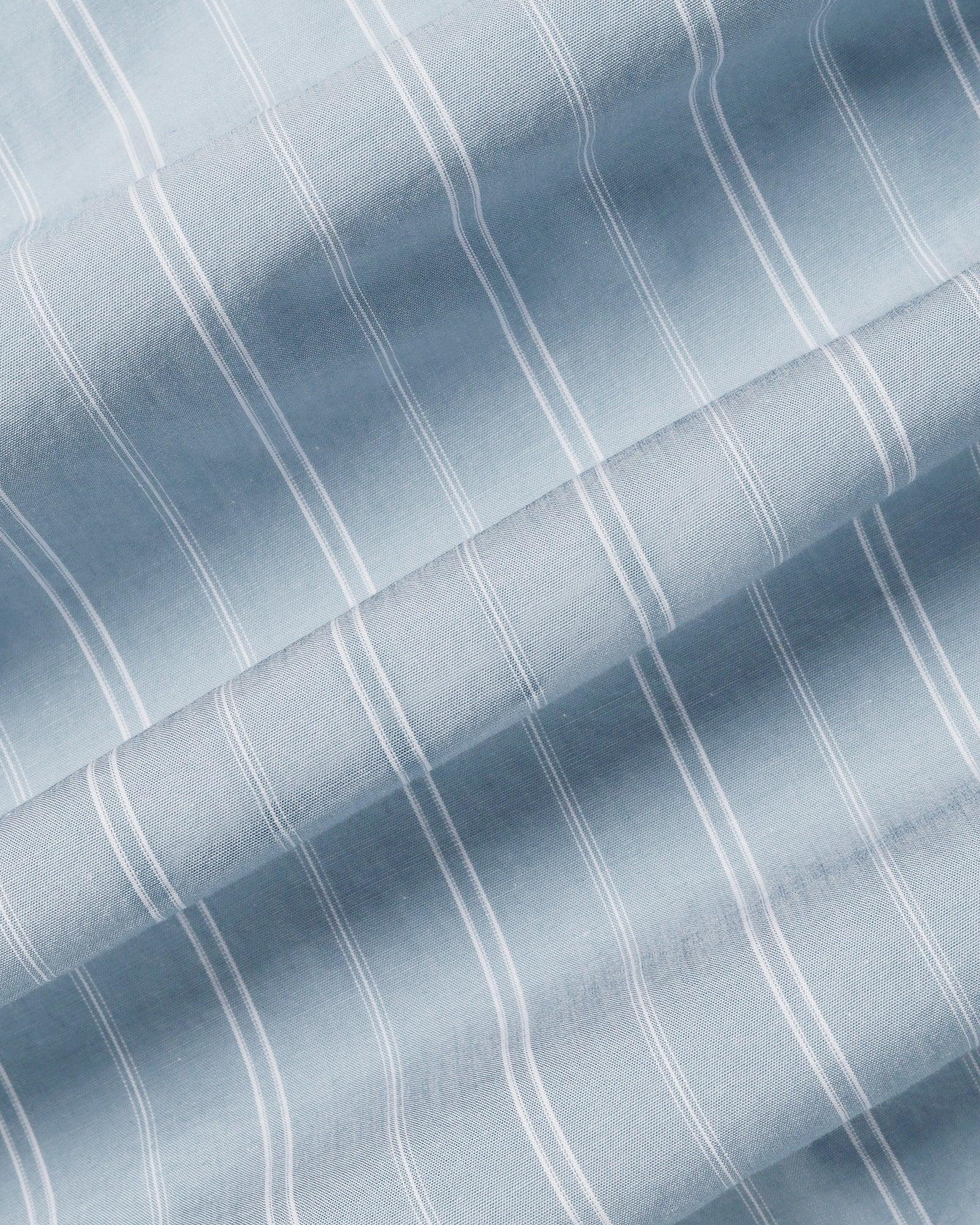 Casual Blue Stripe Shirt - Dollar - Image 6