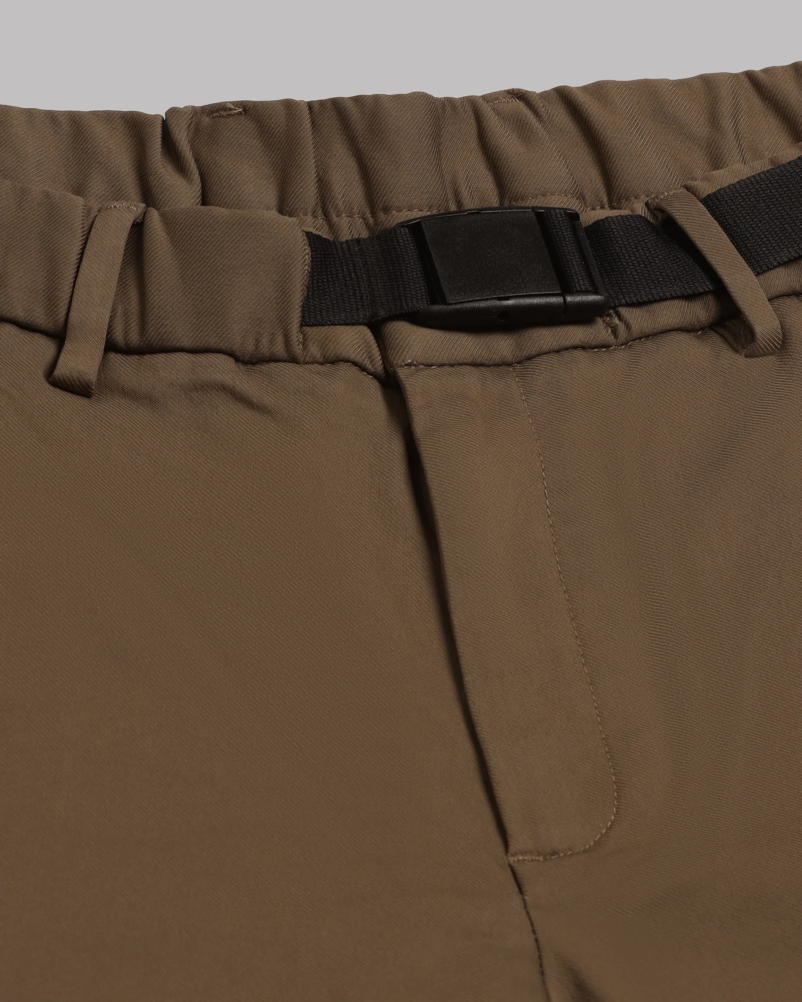 Casual Brown Solid Shorts - Vik - Image 6
