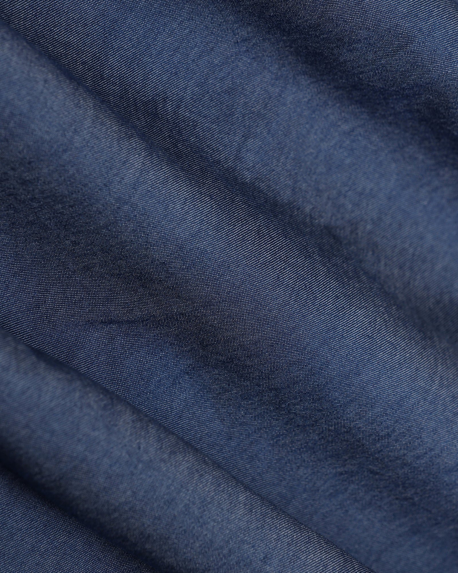 Casual Half Sleeve Indigo Solid Shirt - Mylo - Image 6