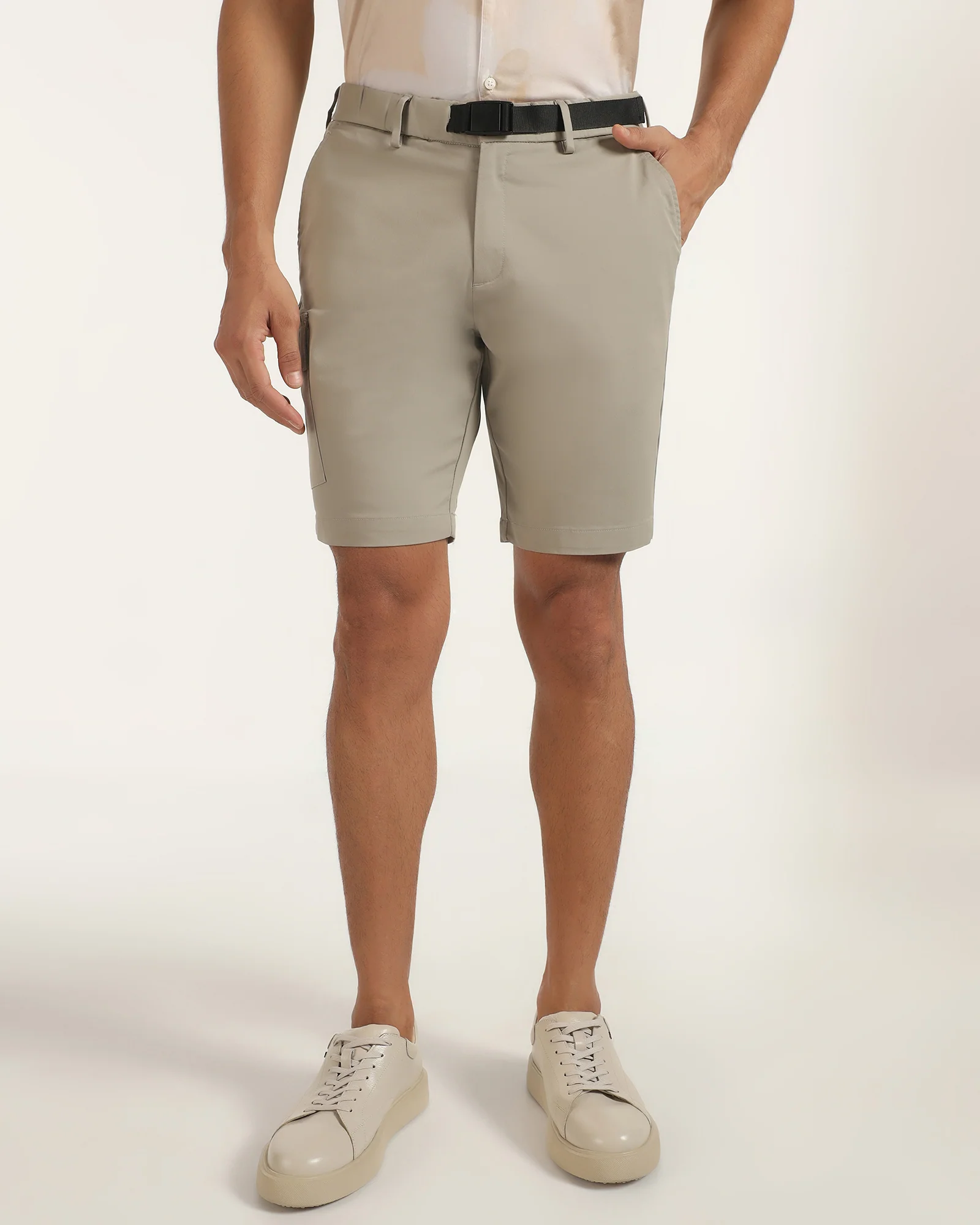Casual Mouse Solid Shorts - Vik - Image 3