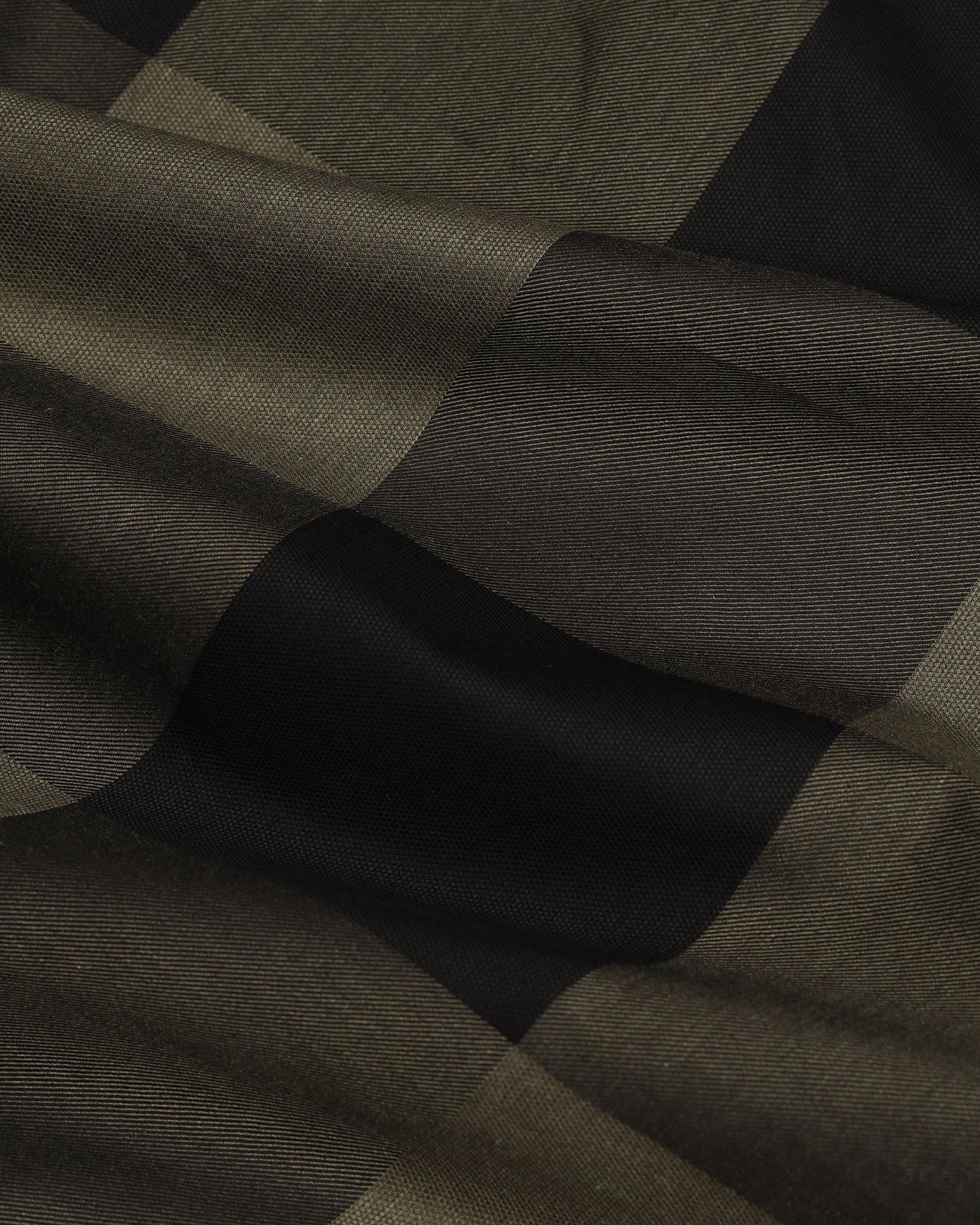 Casual Olive Check Shirt - Sienna - Image 6