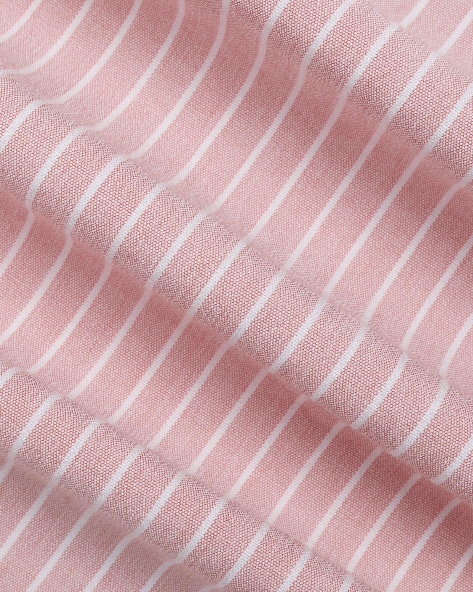Casual Pink Stripe Shirt - Reda - Image 3
