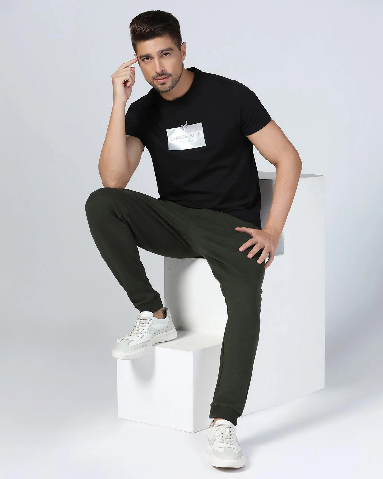 Casual Rosin Solid Jogger - Dos - Image 7