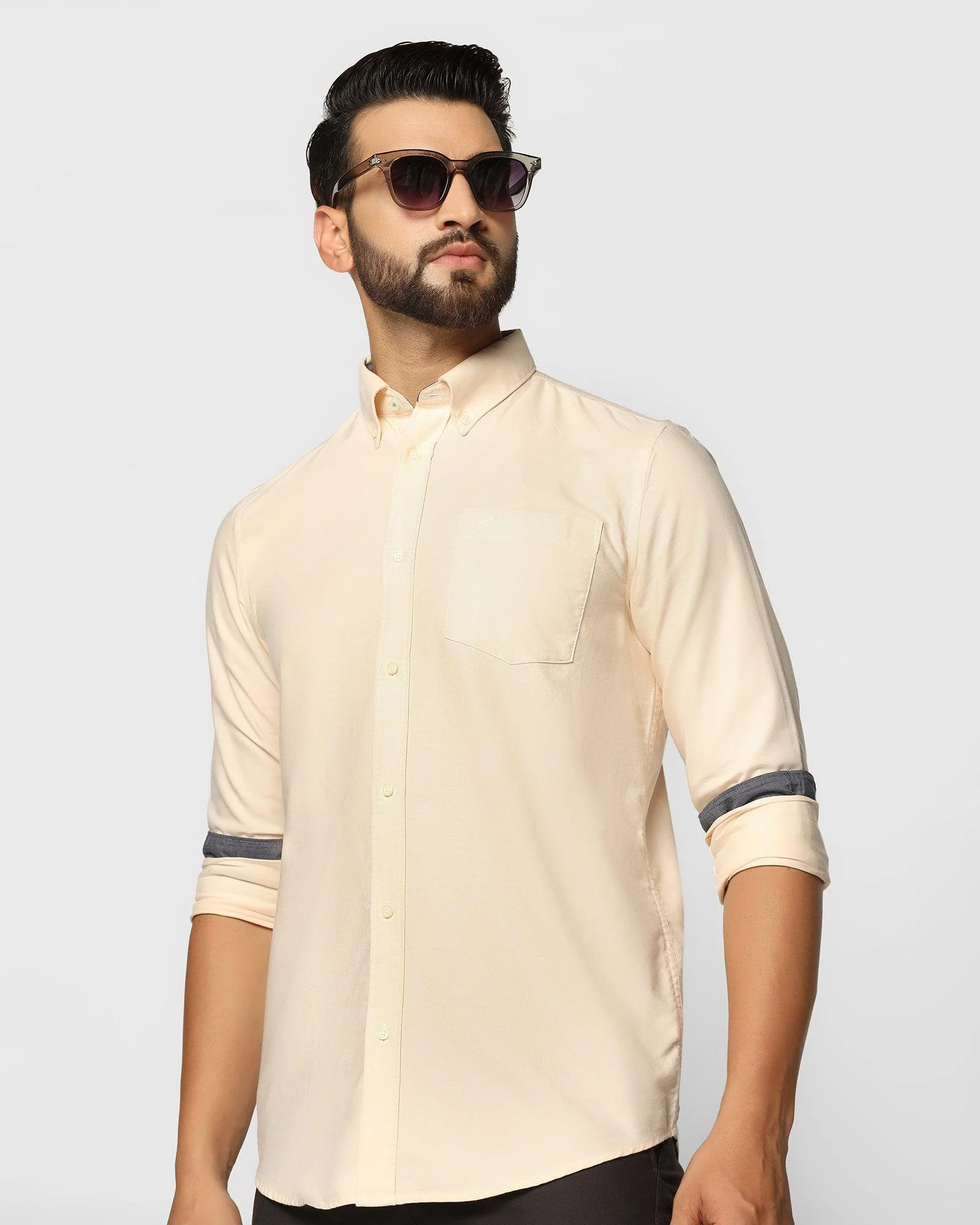 Casual Brown Solid Shirt - Tonic - Image 7