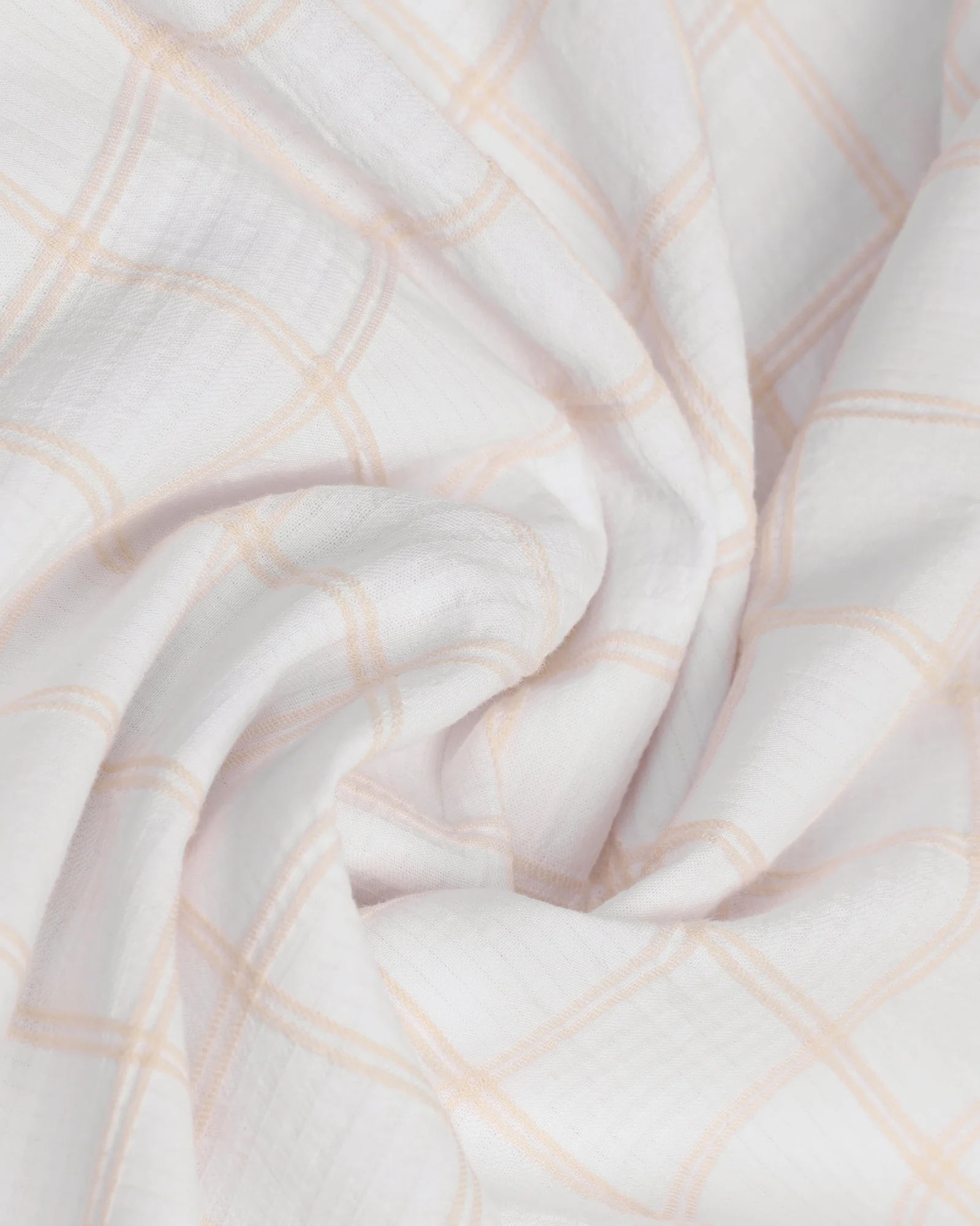 Casual White Check Shirt - Josen - Image 6