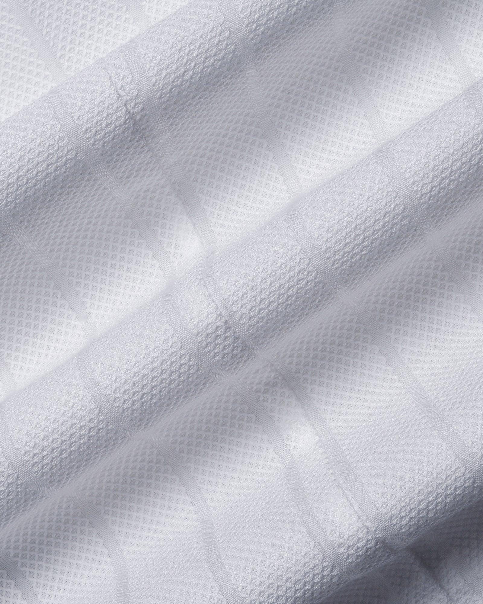 Casual White Stripe Shirt - Tuscany - Image 6