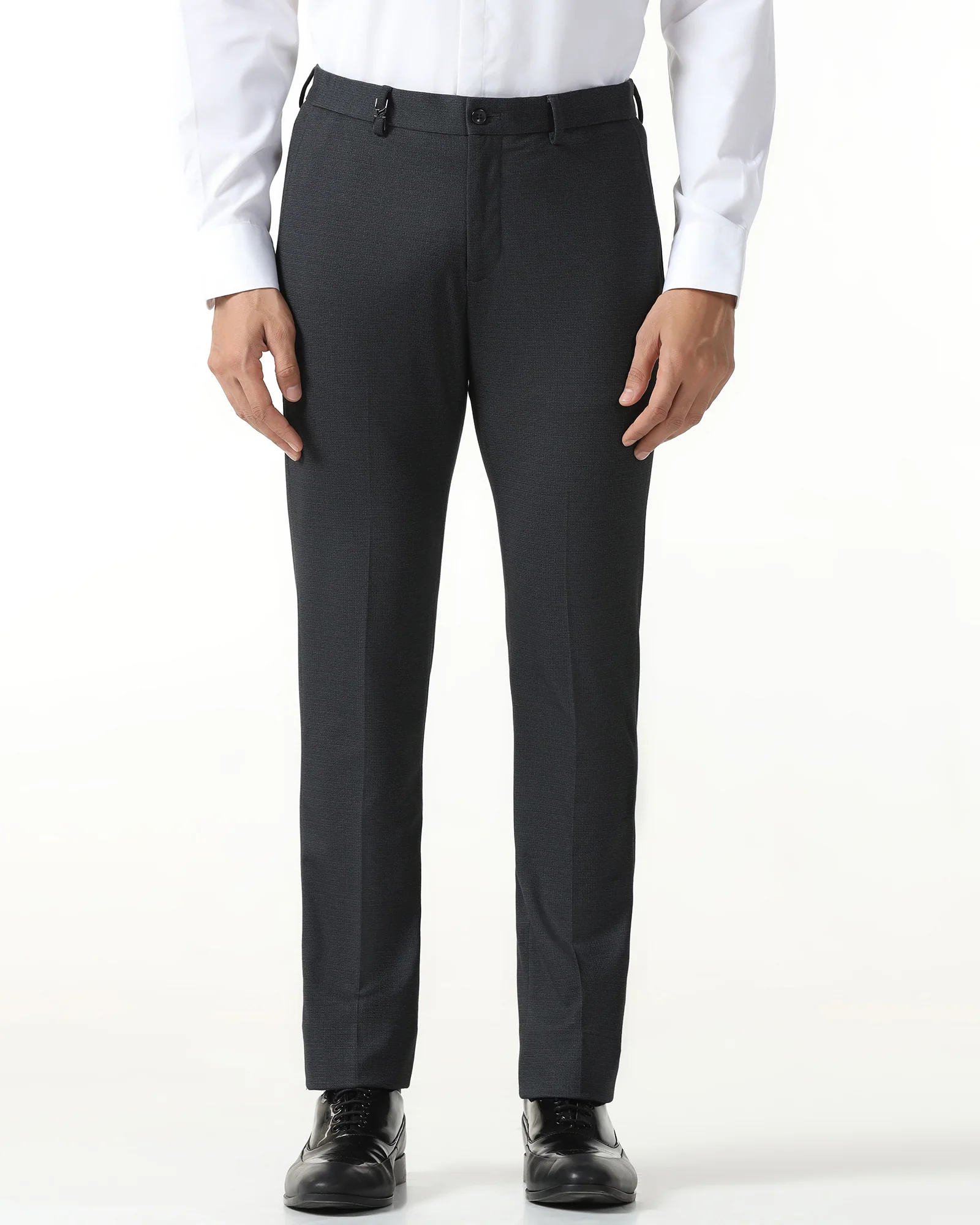 Charcoal Printed Trouser - Bira - Image 3