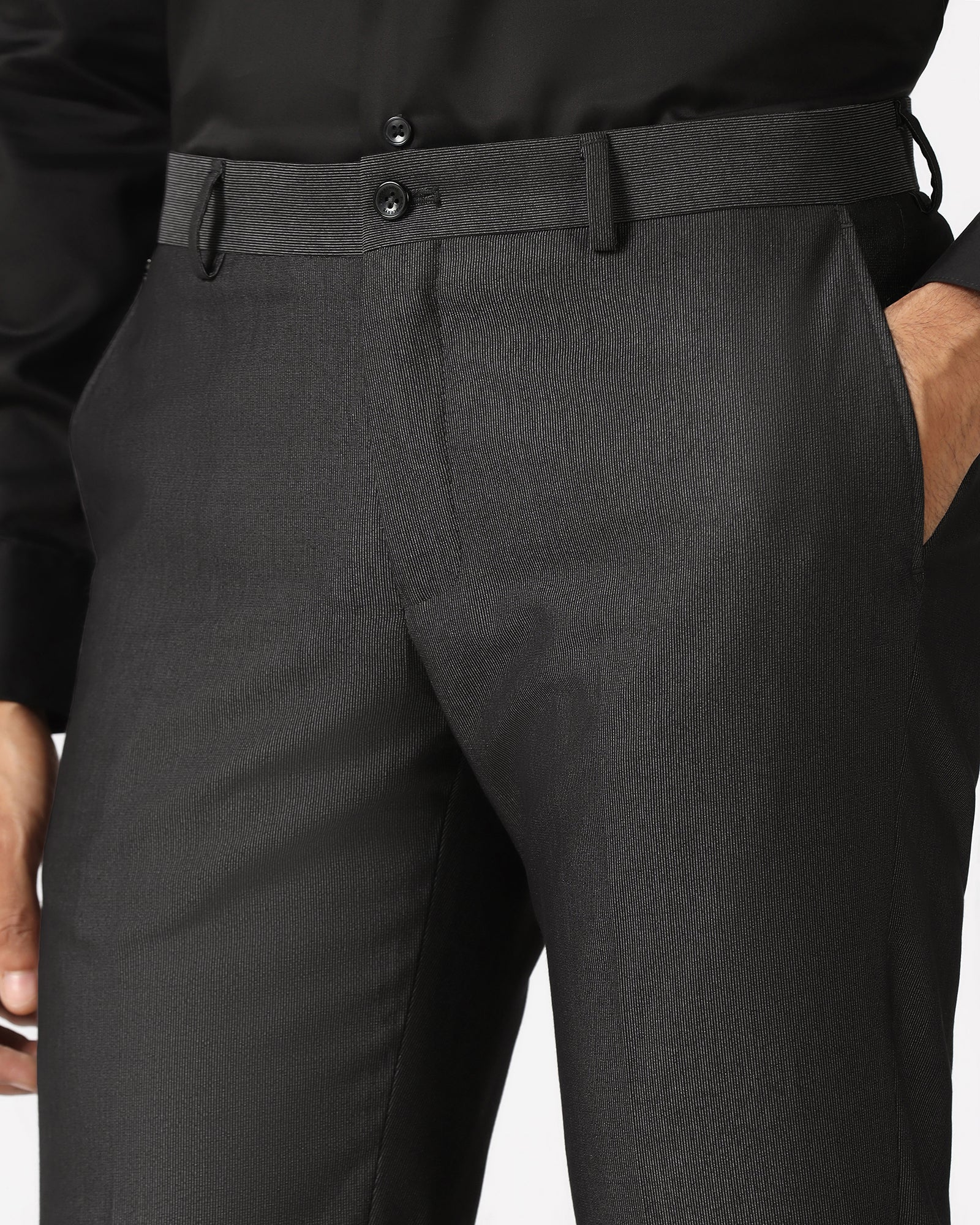 Charcoal Stripe Trouser - Sula - Image 4