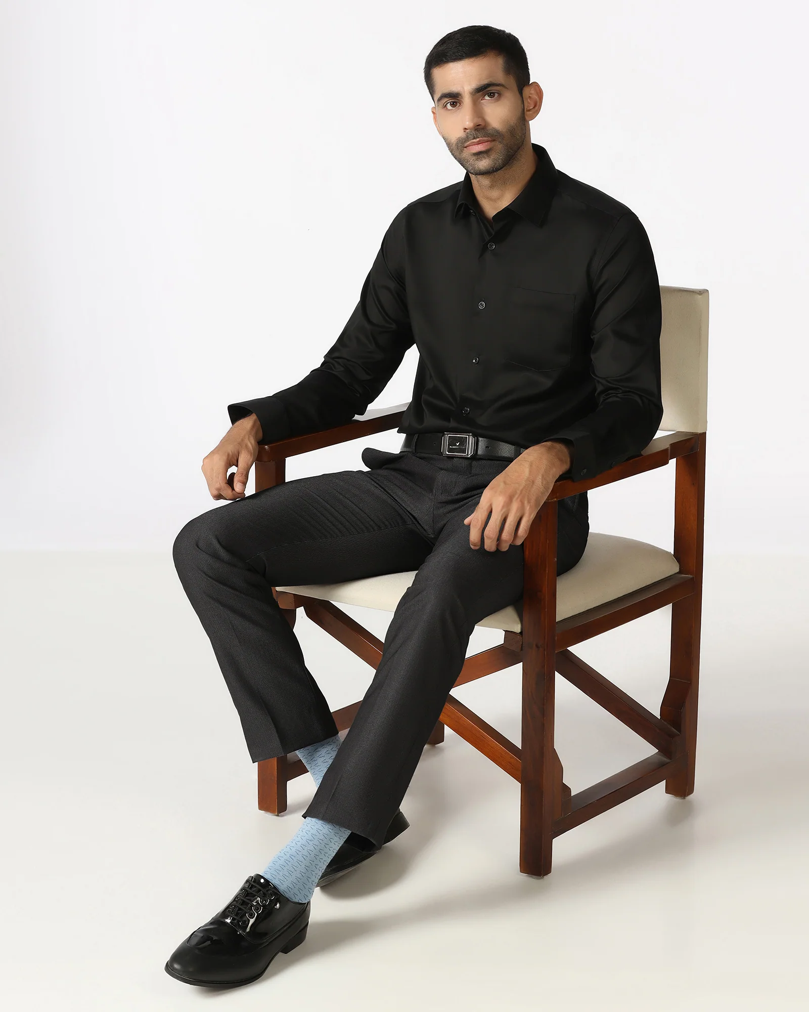 Charcoal Stripe Trouser - Sula - Image 5
