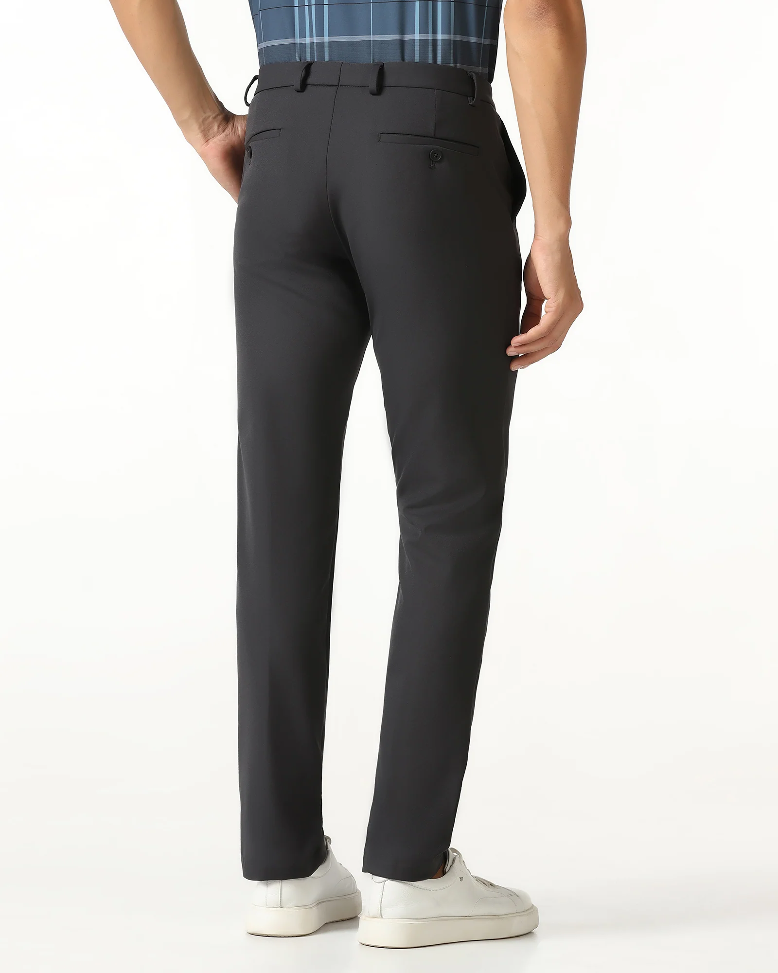 Charcoal TechPro Solid Trouser - Ashley - Image 2