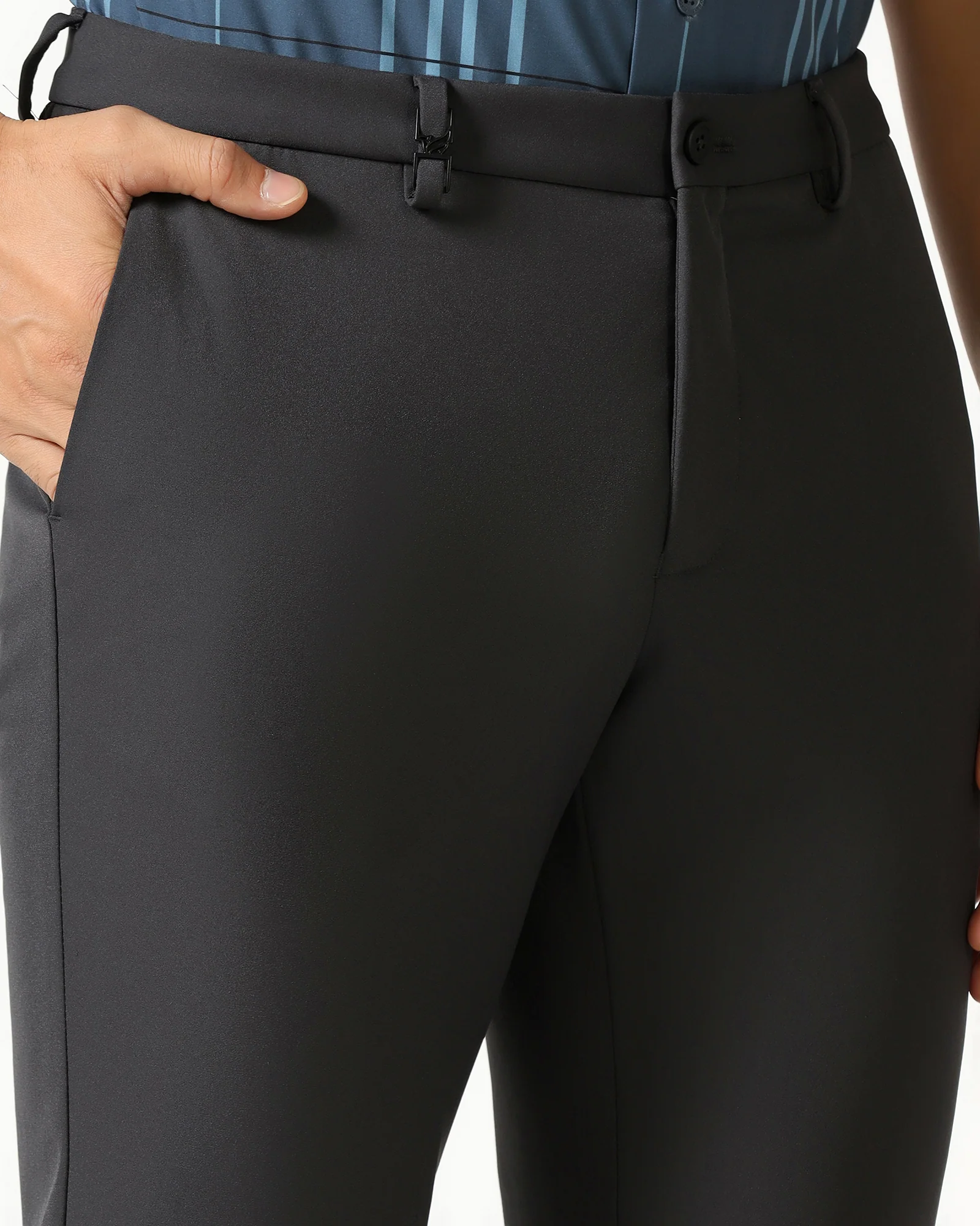 Charcoal TechPro Solid Trouser - Ashley - Image 4