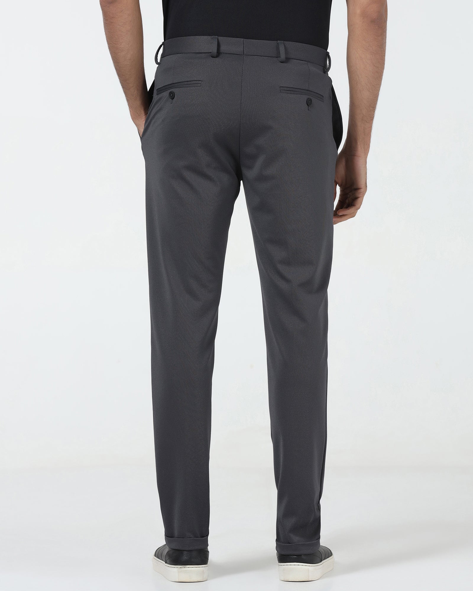 Charcoal TechPro Textured Trouser - Meteor - Image 2