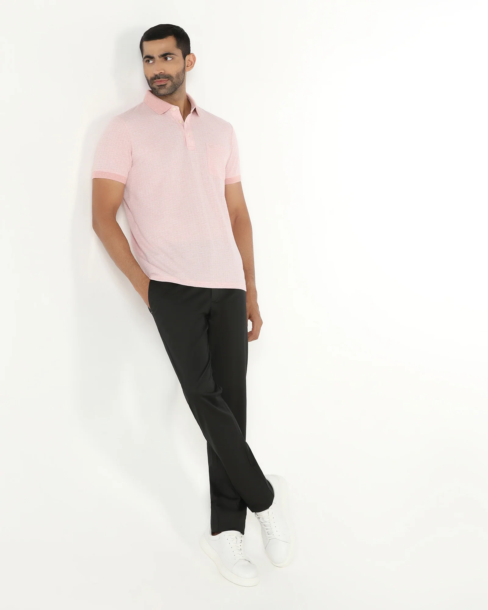 Charcoal Textured Khakis - Brook - Image 5