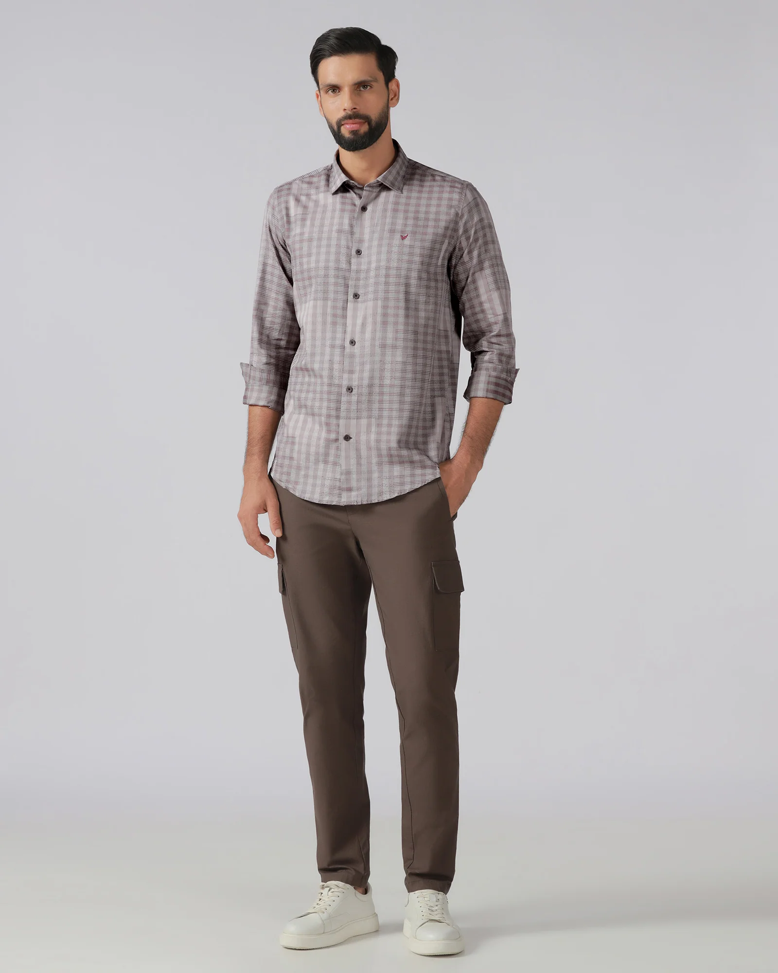 Cherry Lacquer Check Shirt - Lamor - Image 3