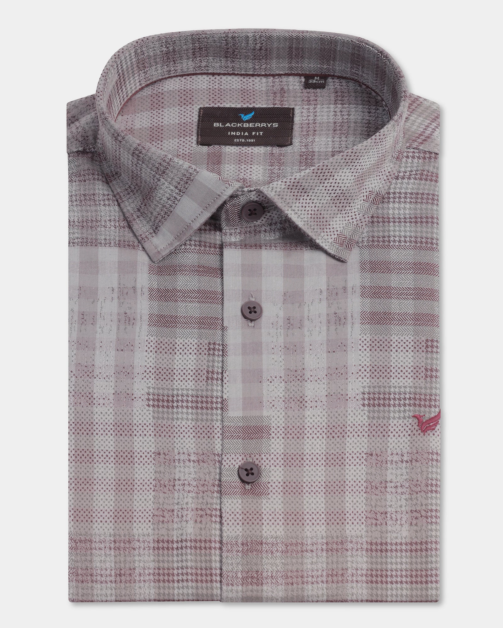 Cherry Lacquer Check Shirt - Lamor - Image 5