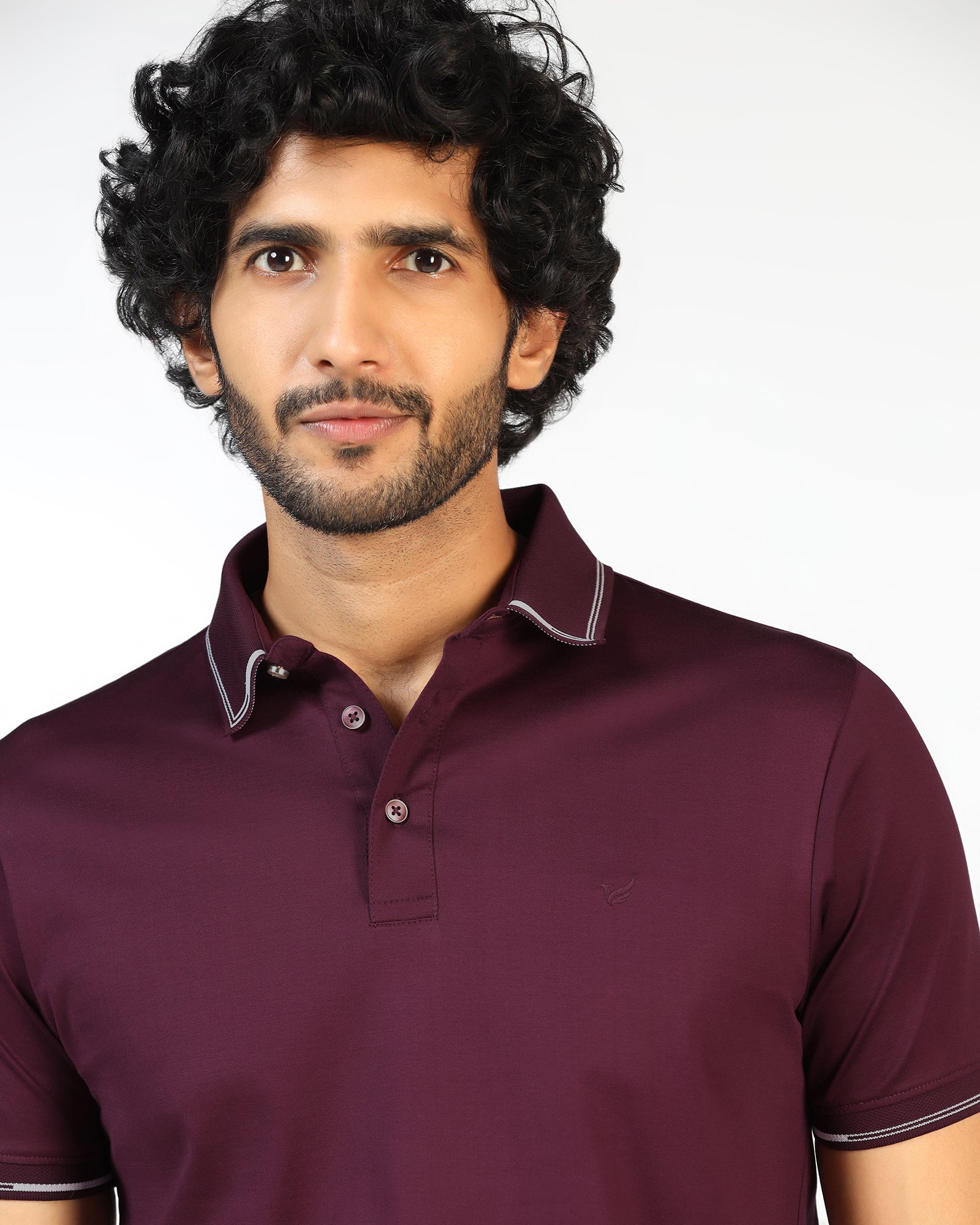Cherry Lacquer Solid Polo - Mond - Image 9