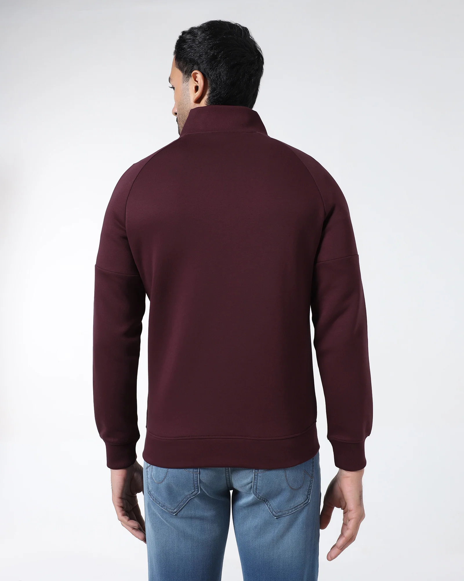 Cherry Lacquer Solid Sweatshirt - Decy - Image 2