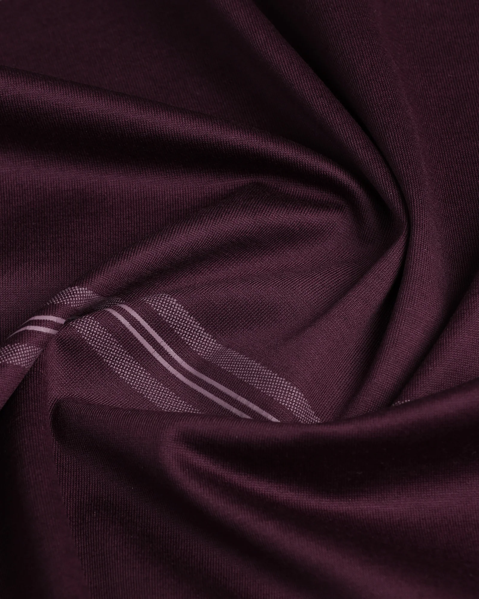 Cherry Lacquer Stripe Polo - Tuck - Image 6
