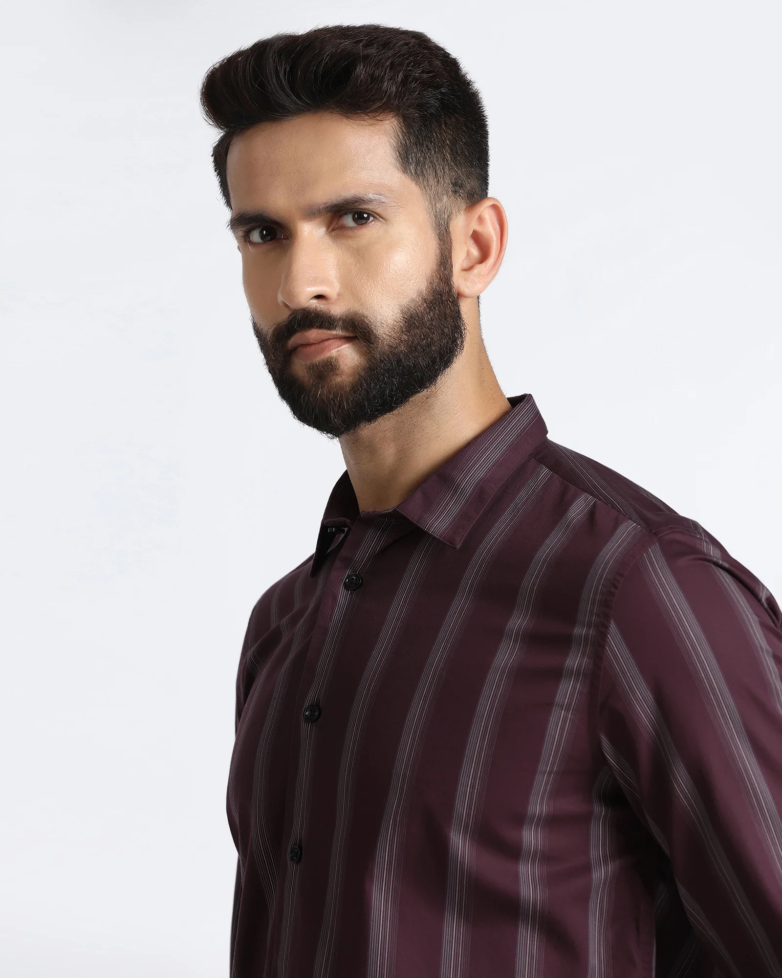 Cherry Lacquer Stripe Shirt - Enno - Image 4