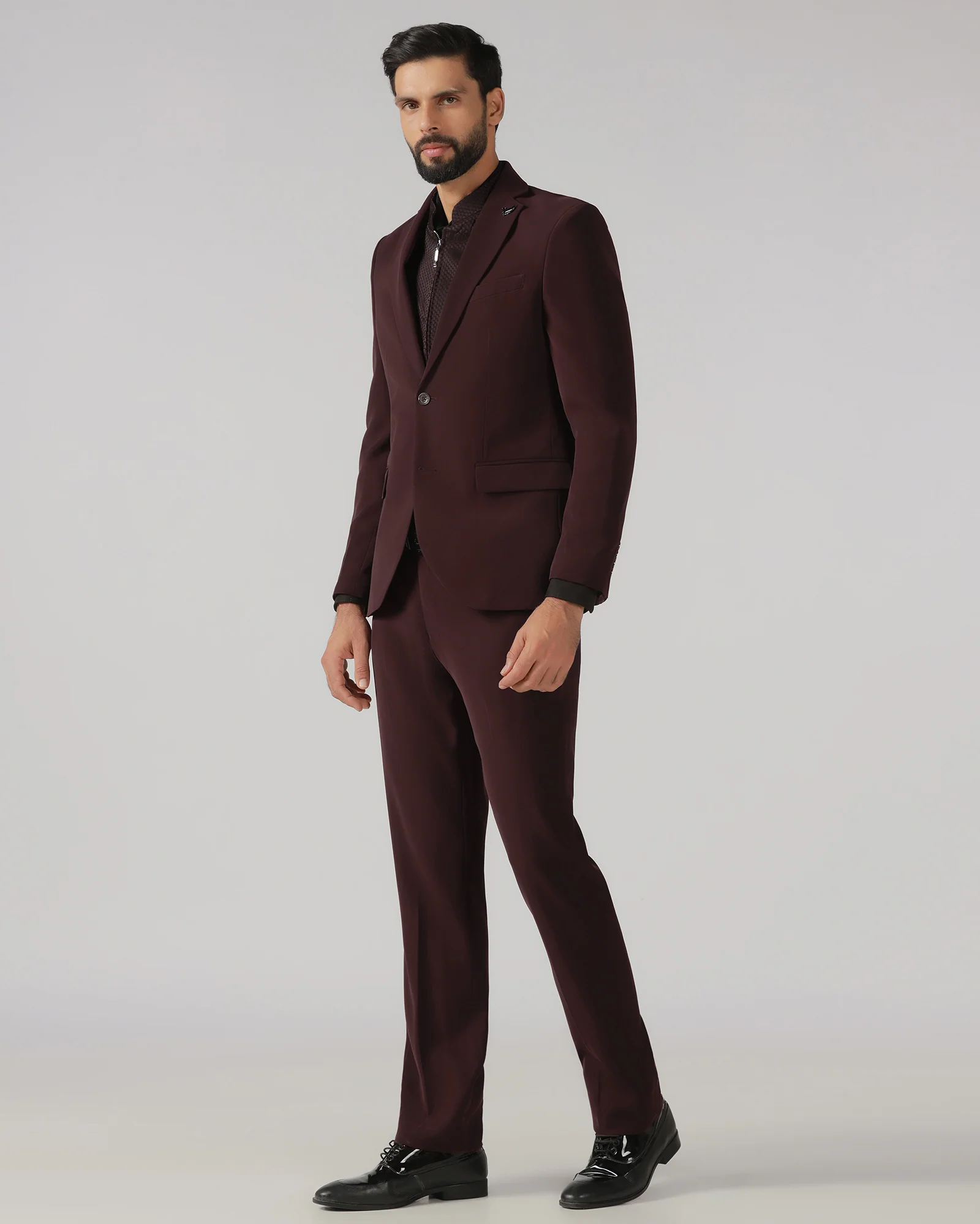 Cherry Pop Three Piece Solid Suit - Gossner - Image 10