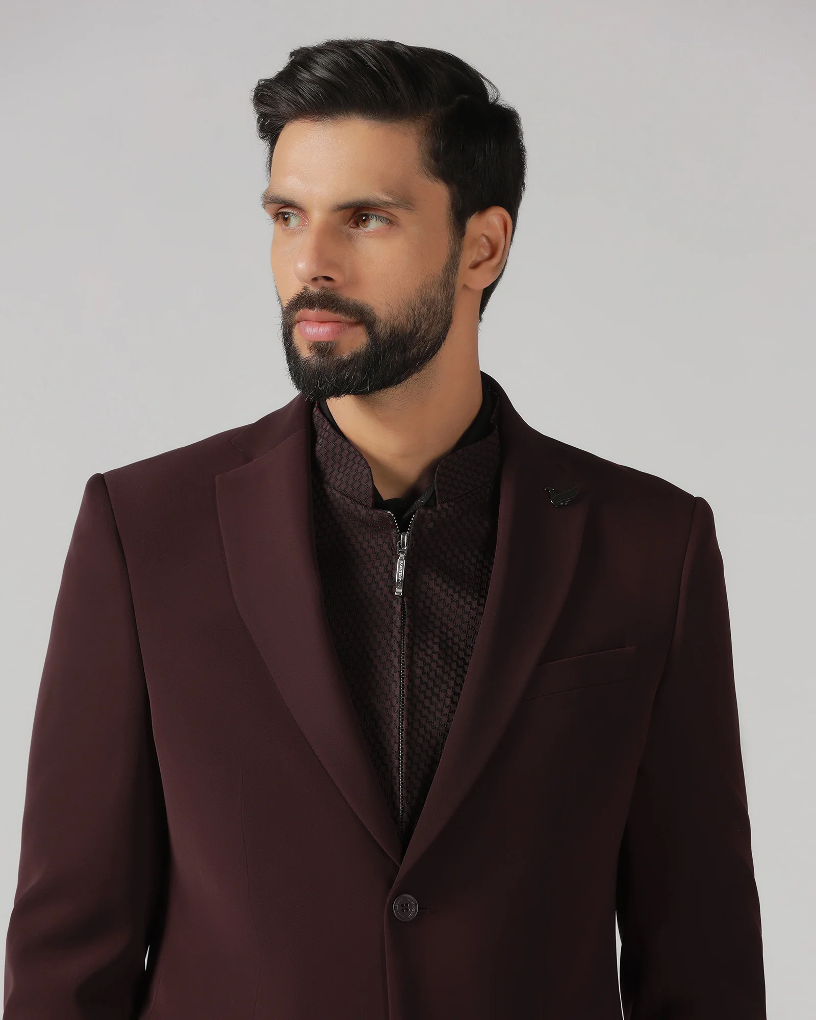 Cherry Pop Three Piece Solid Suit - Gossner - Image 5