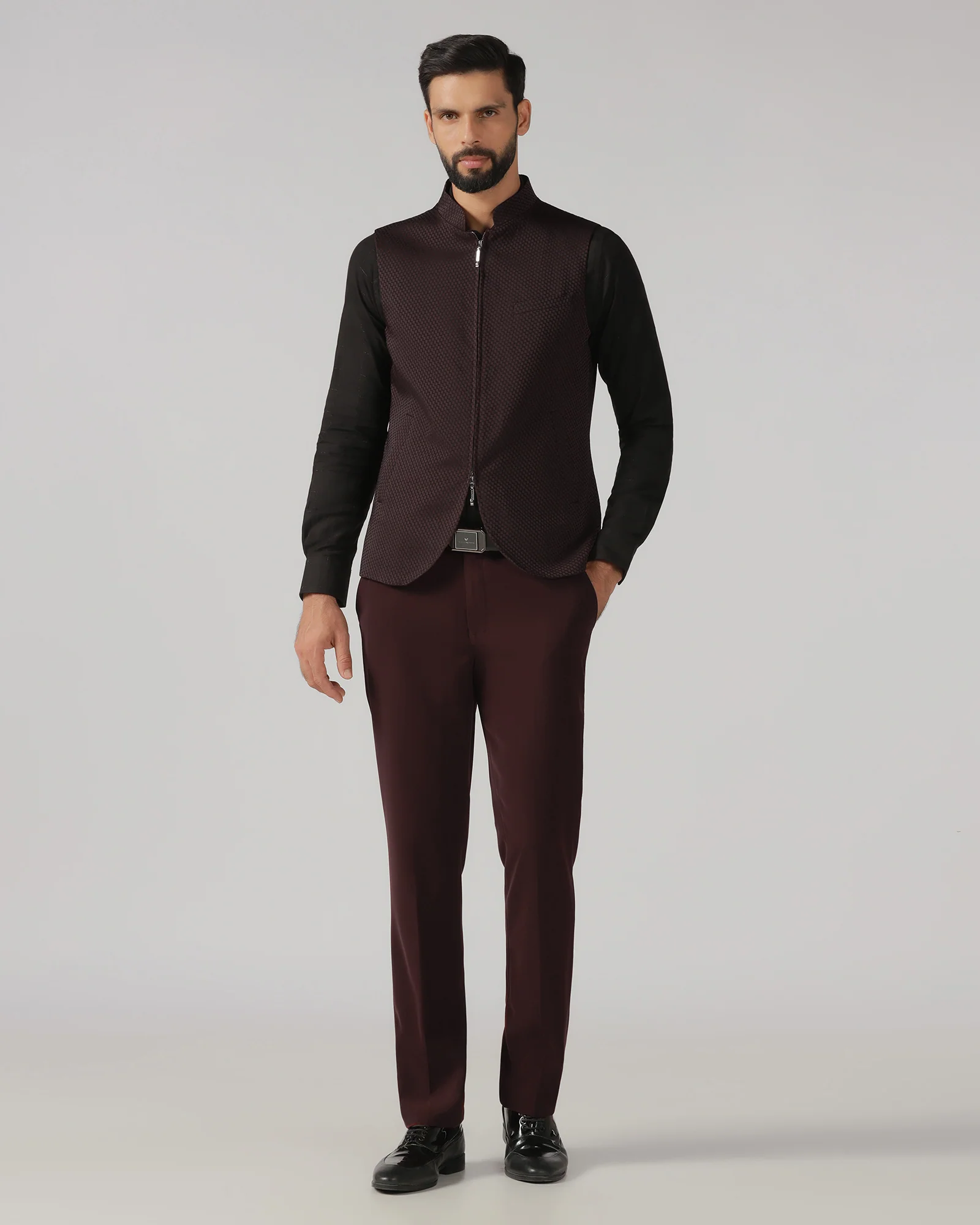 Cherry Pop Three Piece Solid Suit - Gossner - Image 7