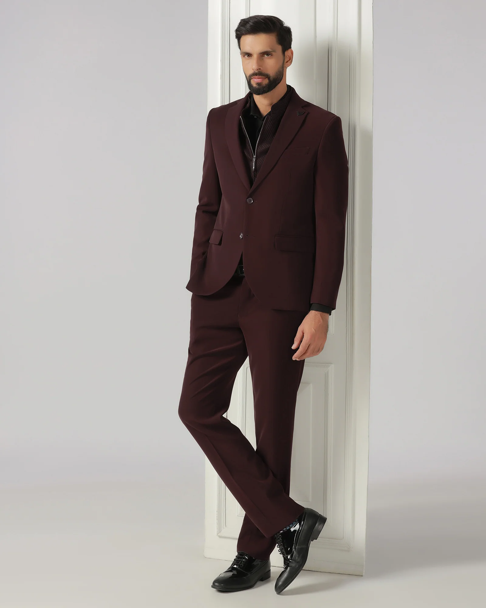 Cherry Pop Three Piece Solid Suit - Gossner - Image 9