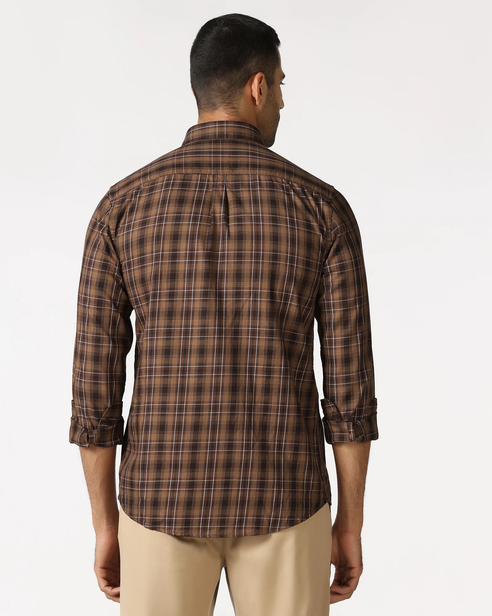 Chocolate Sauce Check Shirt - Yahiko - Image 2