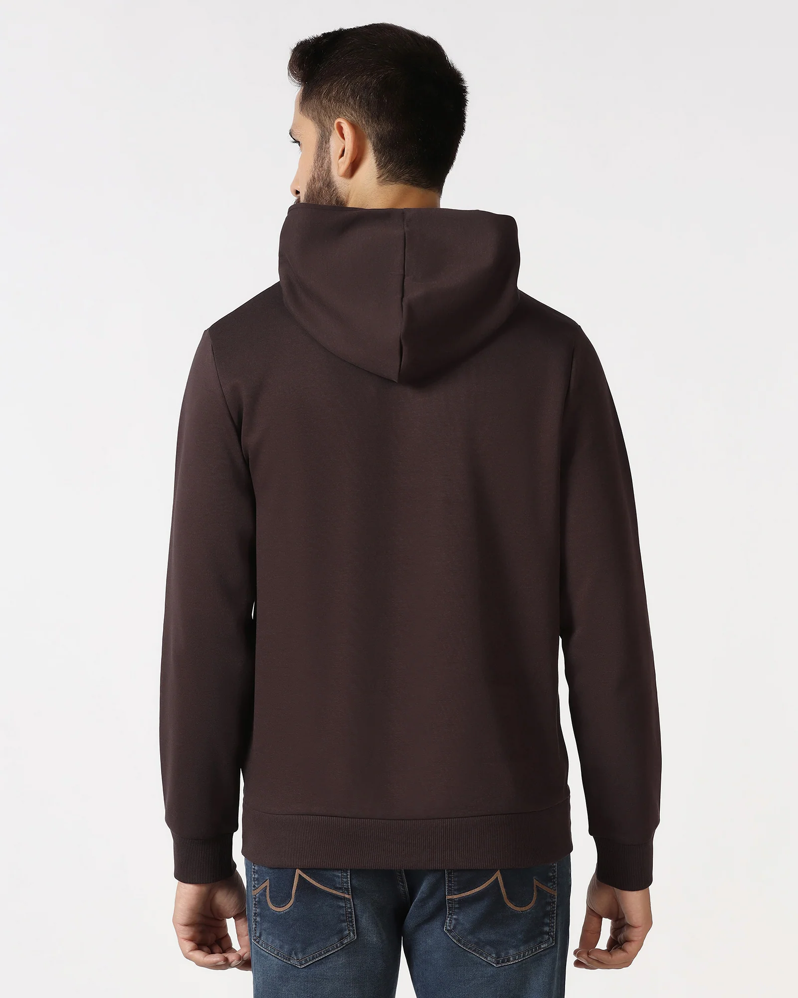 Chocolate Sauce Hoodie Solid Sweatshirt - Tempo - Image 2