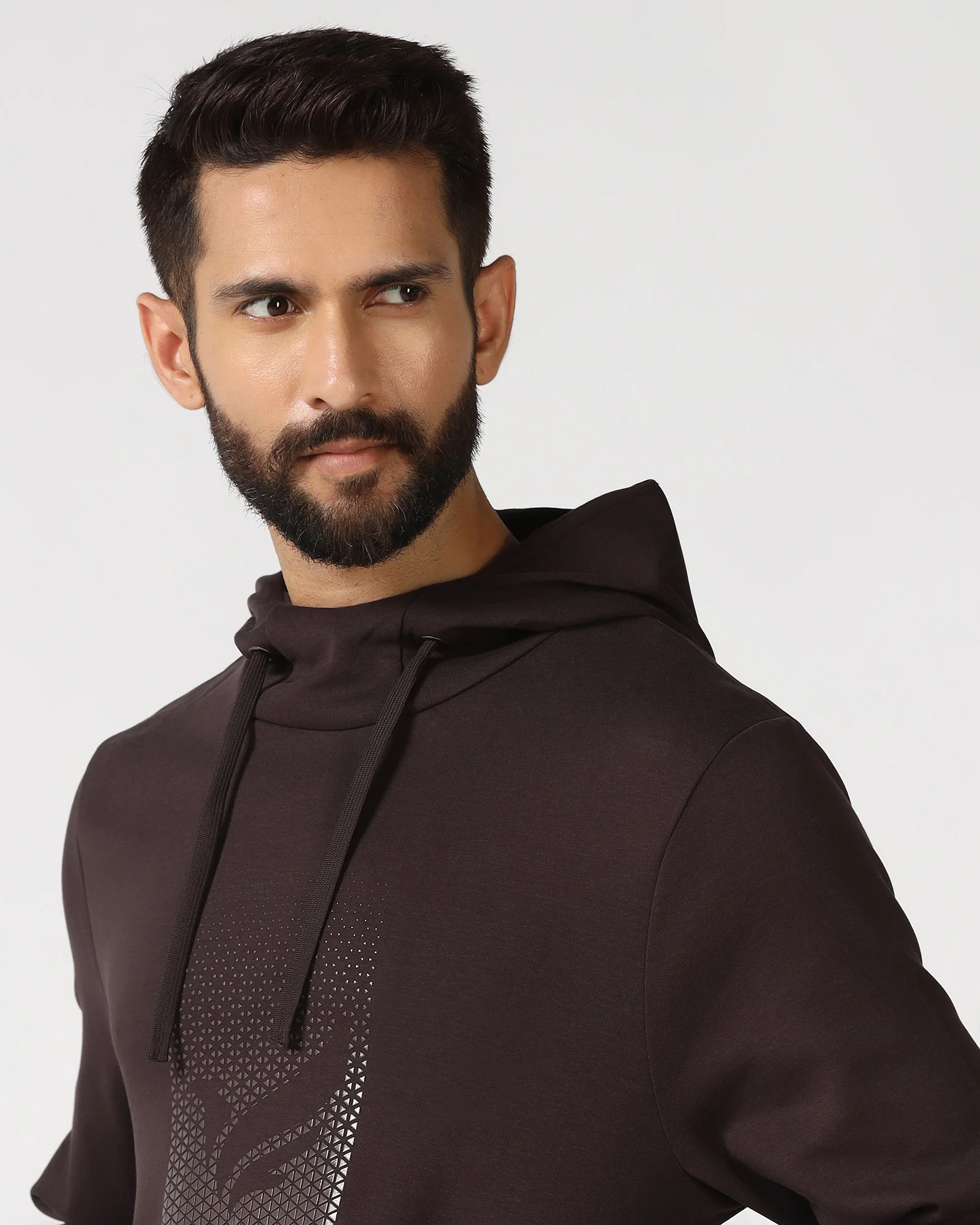 Chocolate Sauce Hoodie Solid Sweatshirt - Tempo - Image 4