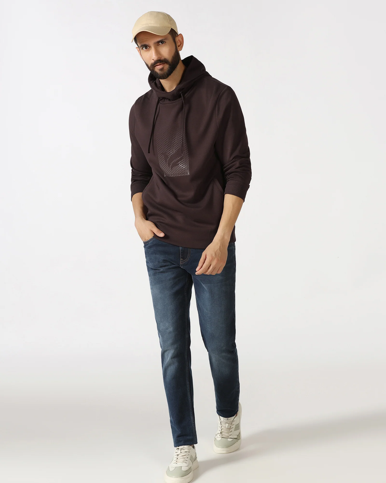 Chocolate Sauce Hoodie Solid Sweatshirt - Tempo - Image 5