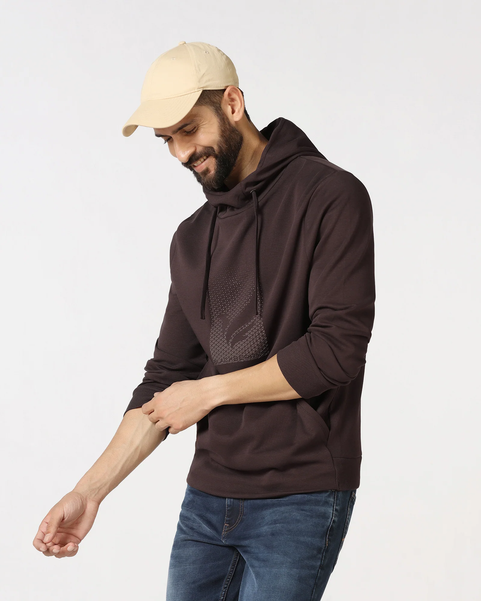 Chocolate Sauce Hoodie Solid Sweatshirt - Tempo - Image 6