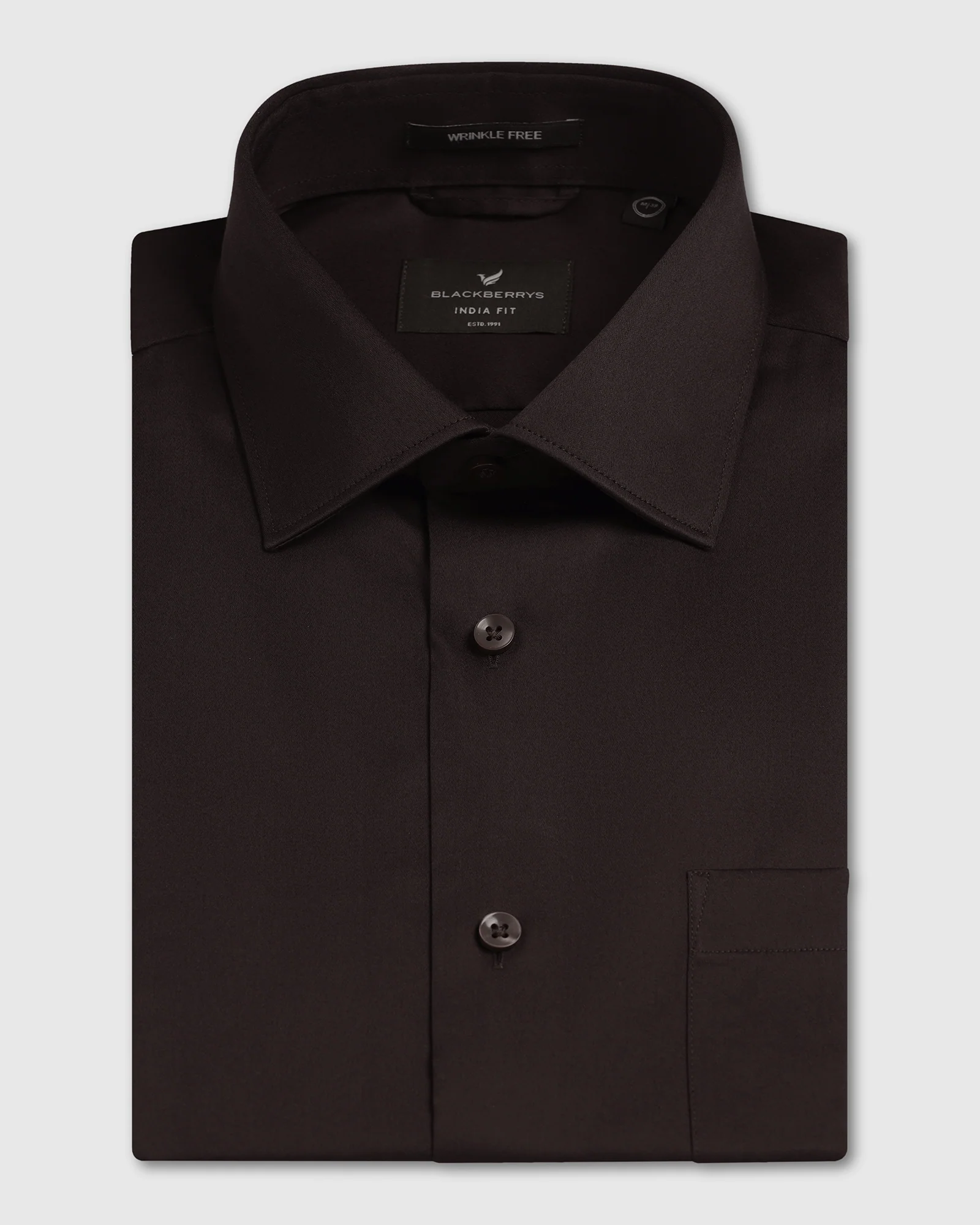 Chocolate Sauce Non Iron Solid Shirt - Sylvia - Image 5