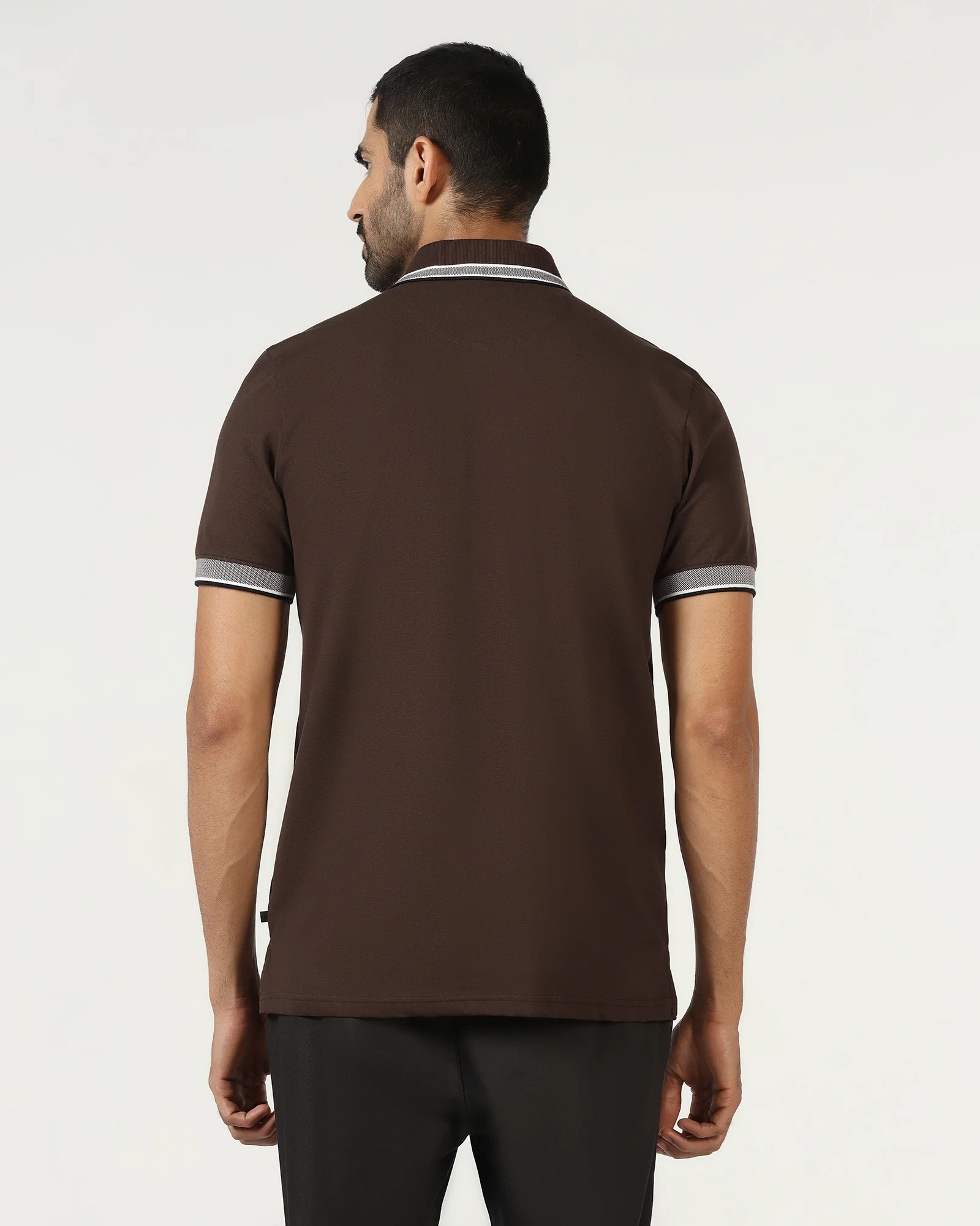 Chocolate Sauce Solid Polo - Taurus - Image 2