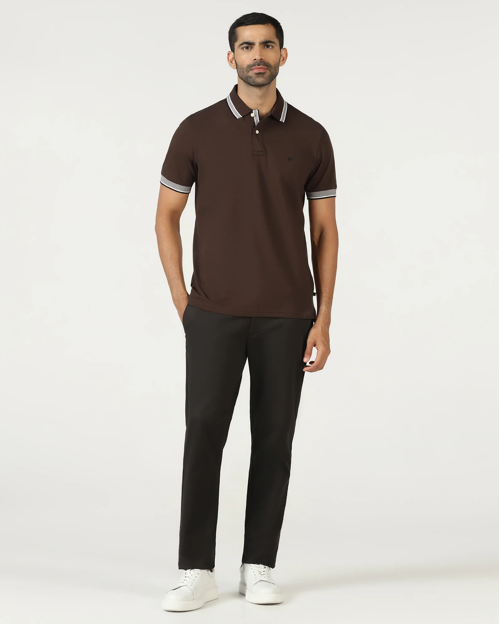 Chocolate Sauce Solid Polo - Taurus - Image 3