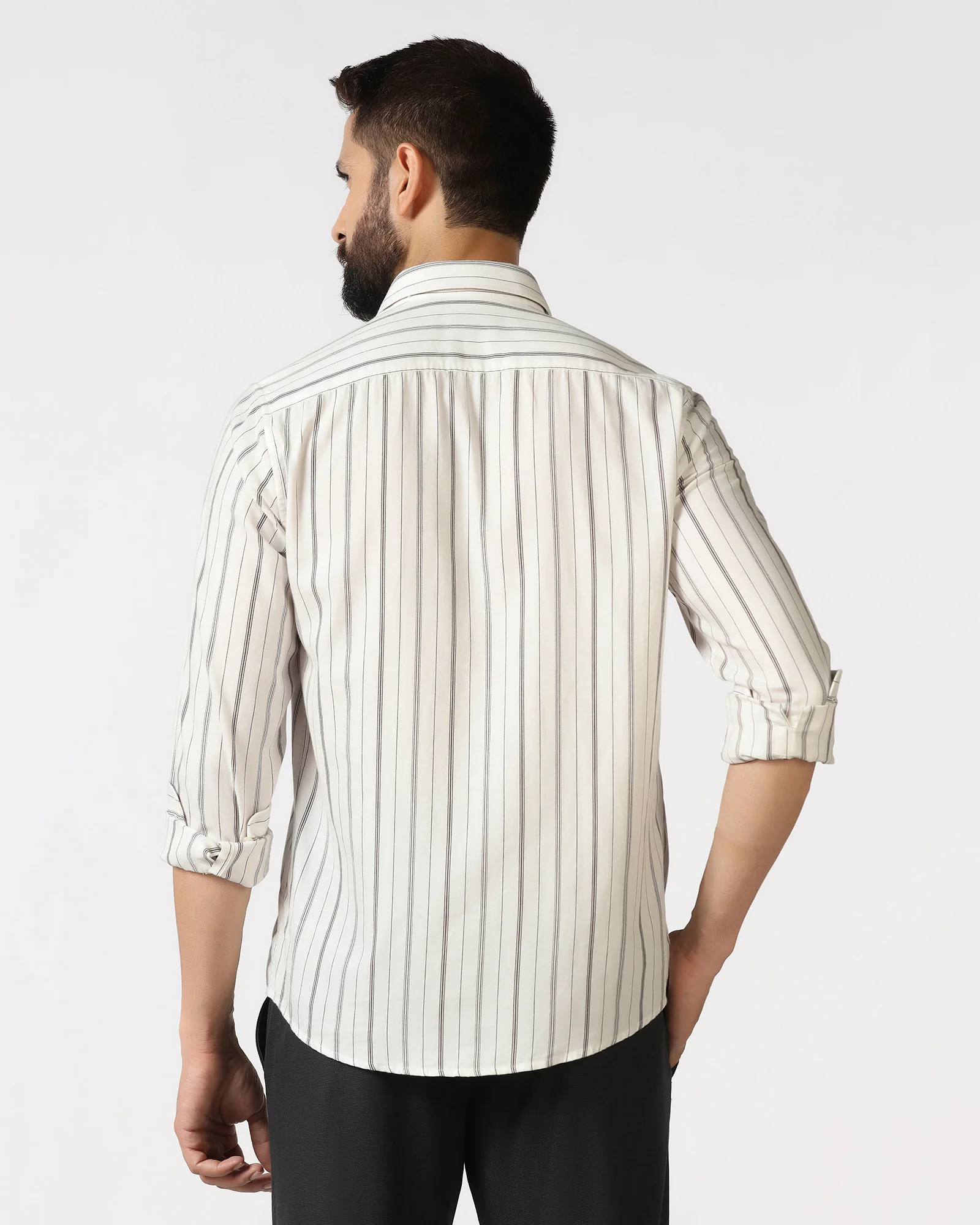 Chocolate Sauce Stripe Shirt - Rakey - Image 2