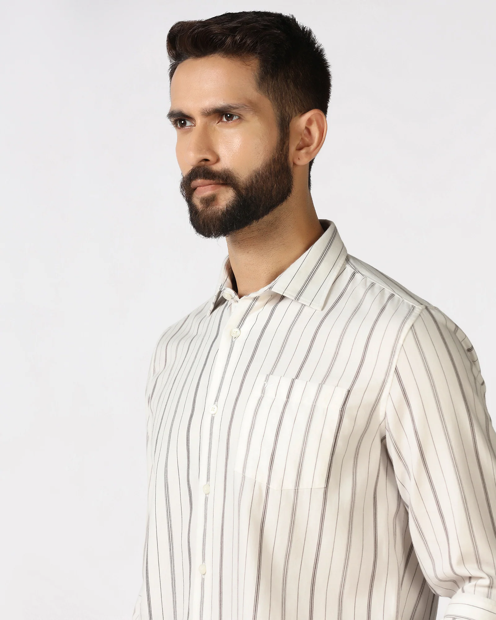 Chocolate Sauce Stripe Shirt - Rakey - Image 4