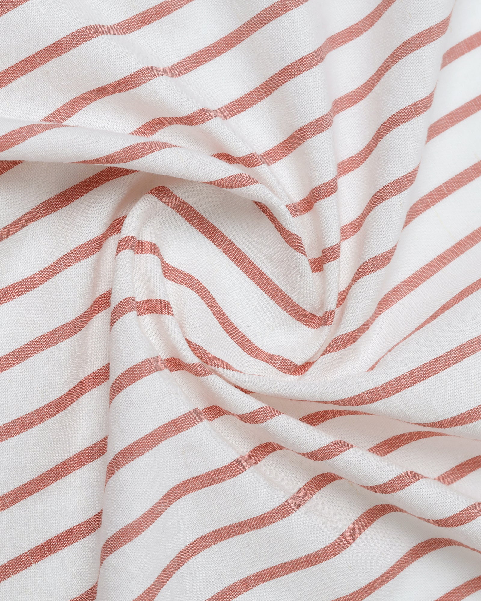 Coral Linen Stripe Shirt - Marzel - Image 6