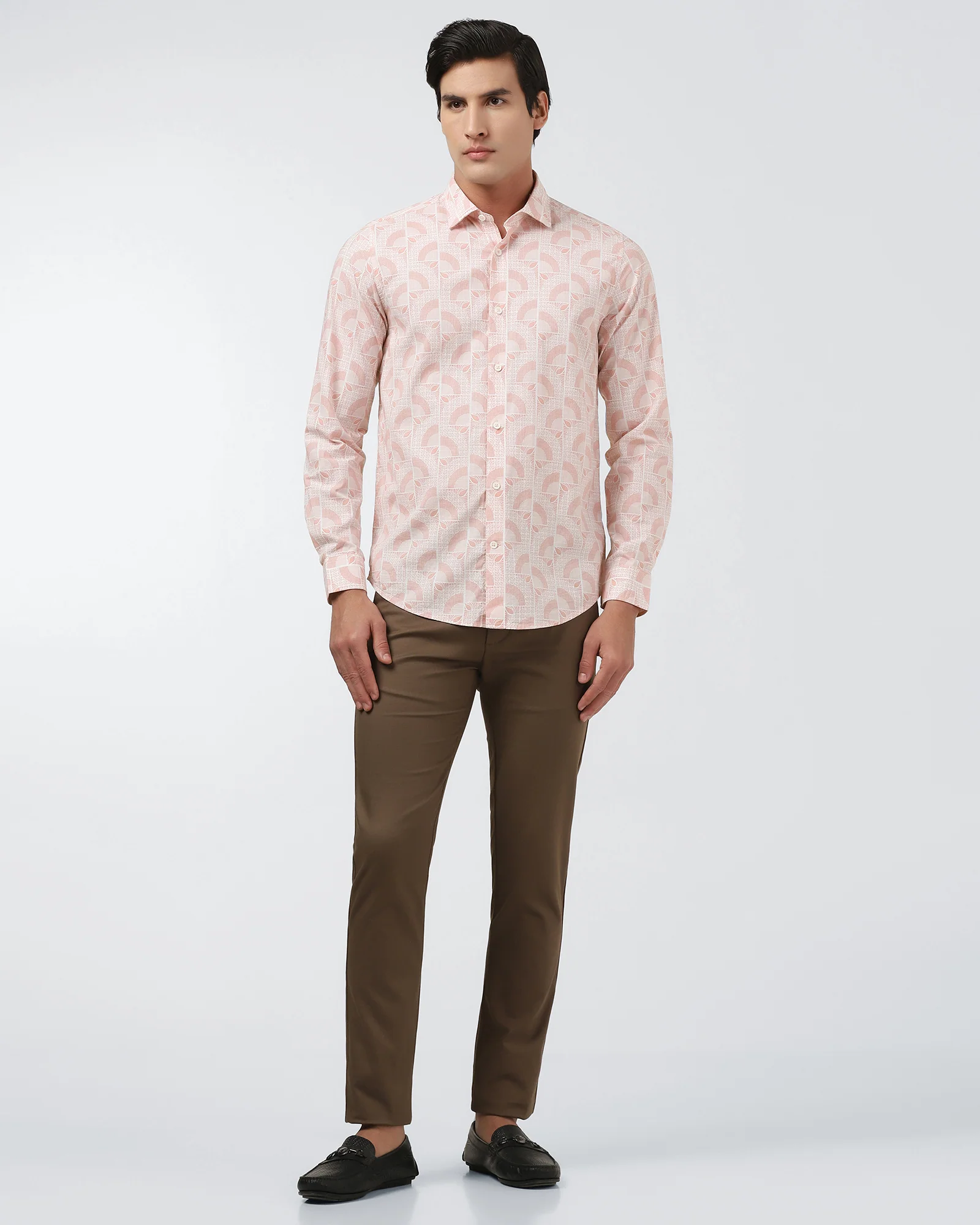 Coral Printed Shirt - Amer - Image 3