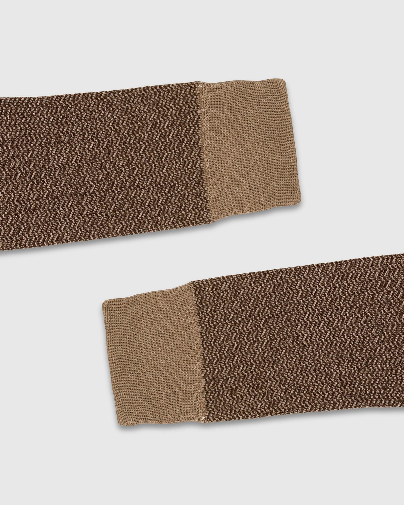 Cotton Beige Knitted Socks - Tusken - Image 5