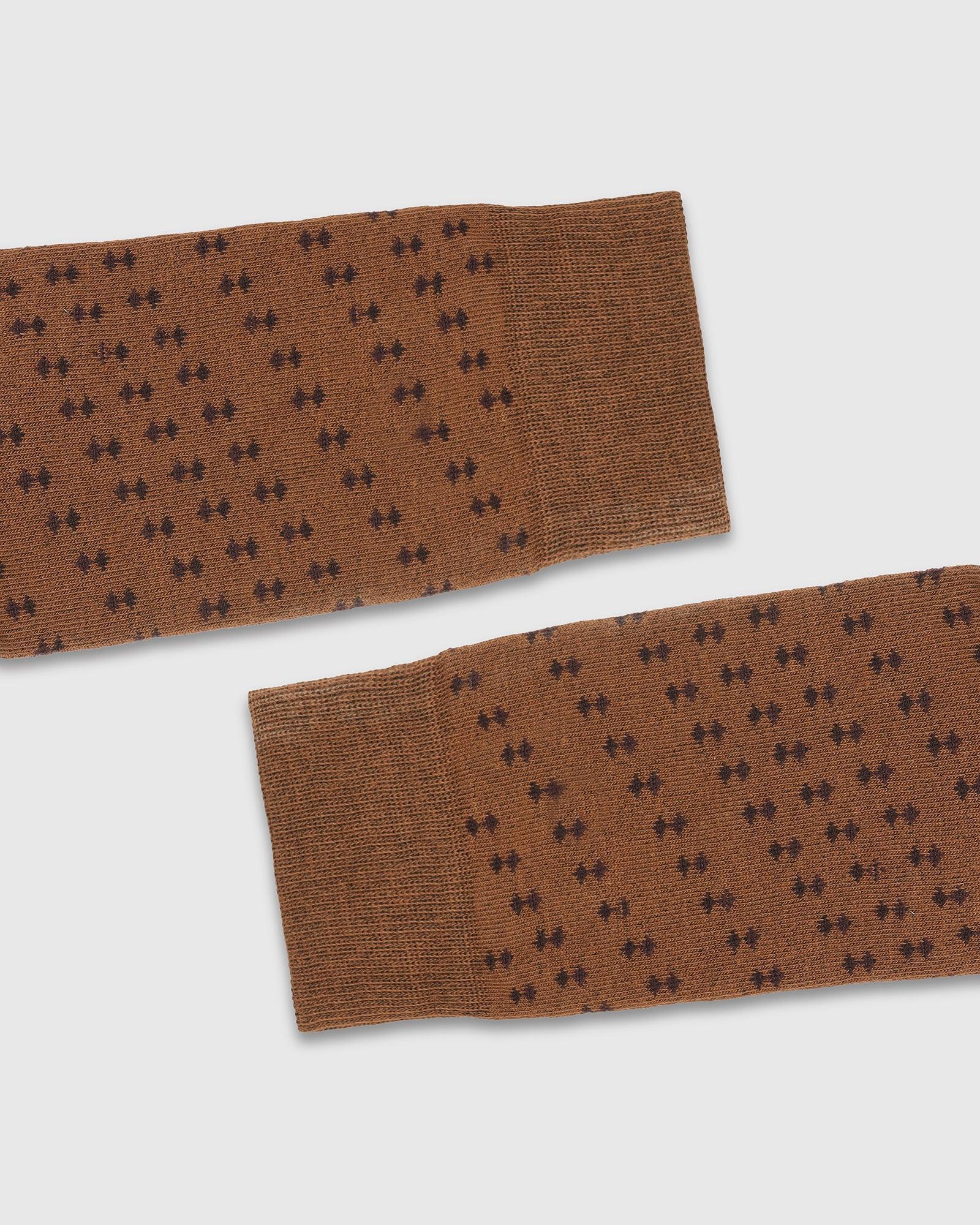 Cotton Beige Knitted Socks - Sevilla - Image 4