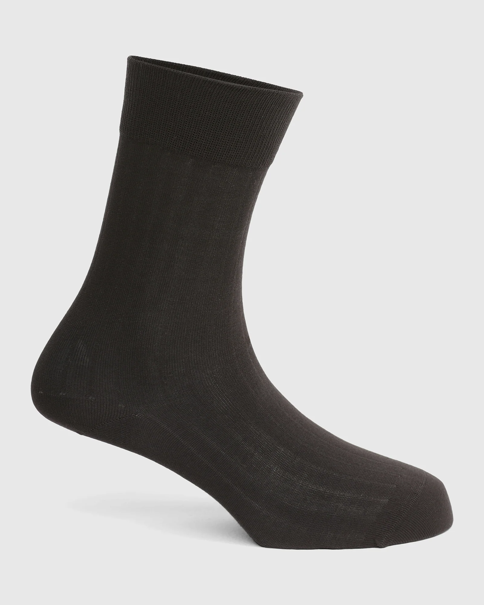 Cotton Black Knitted Socks - Vanek - Image 2